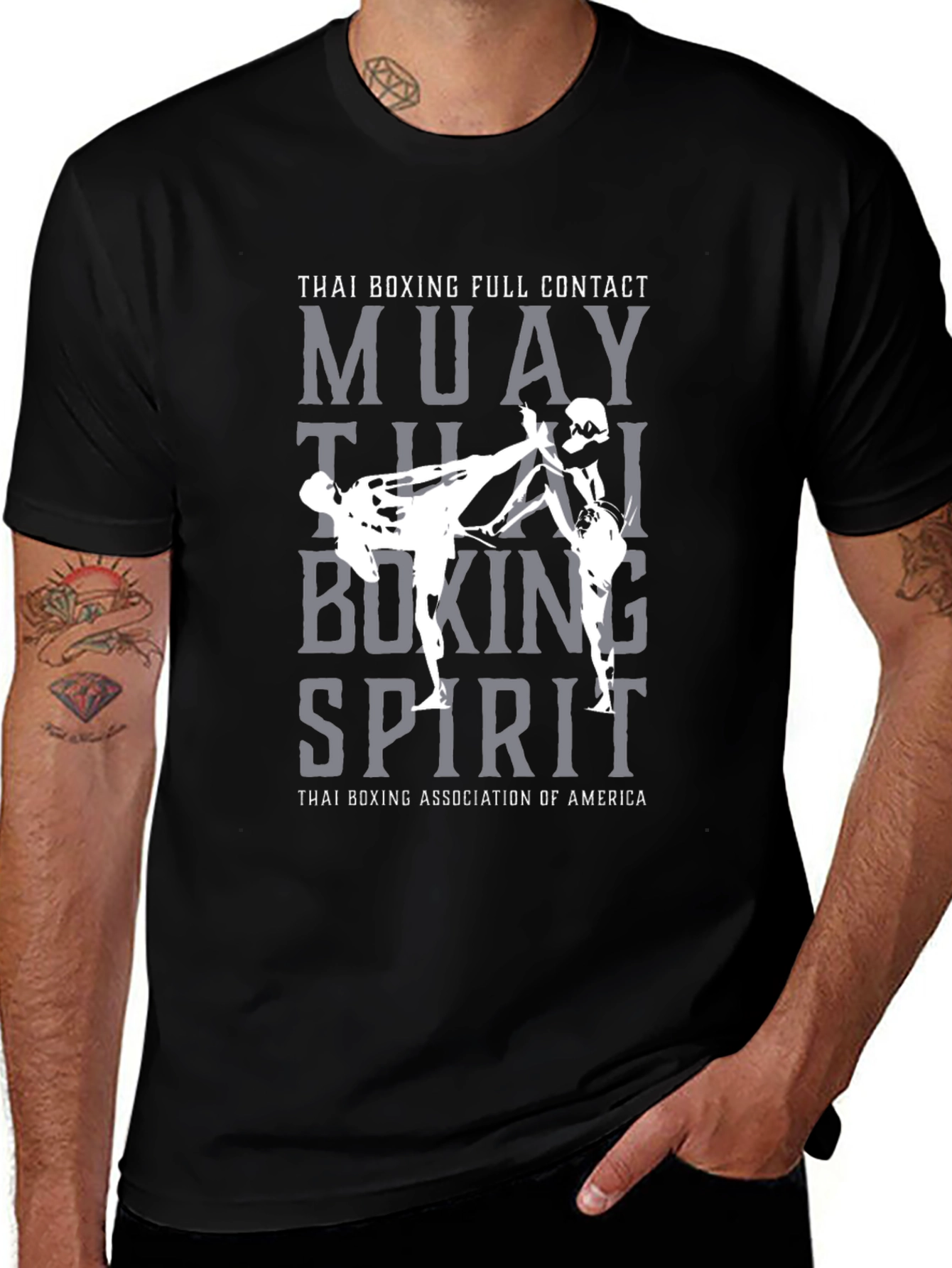 Muay Thai Boxing T-Shirt - Full Contact Spirit