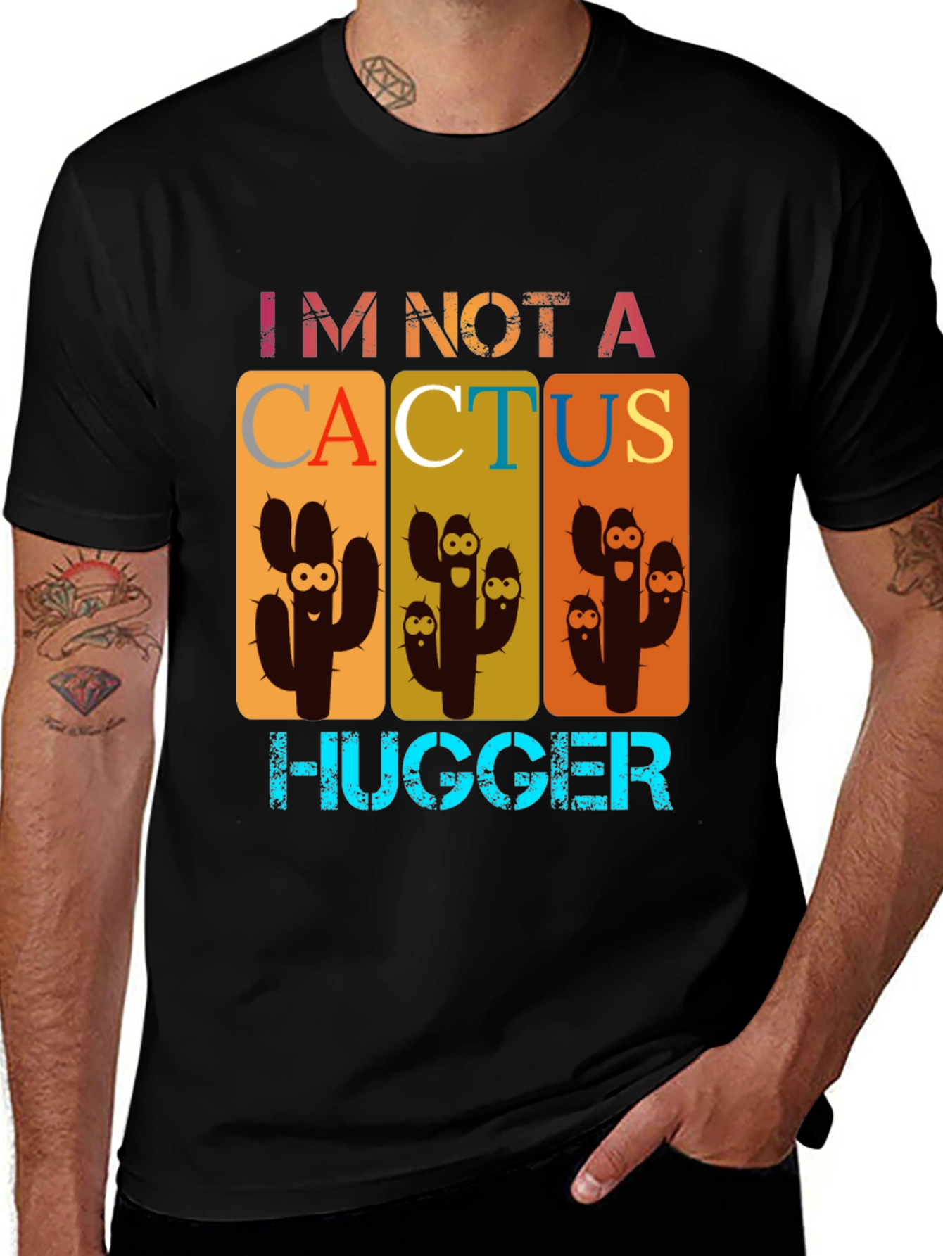 Variant 19 of I'm Not A Cactus Hugger Graphic Tee