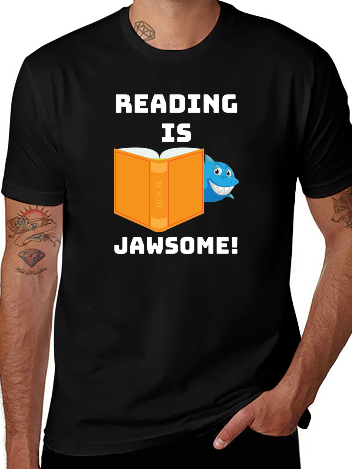 Variant 10 of Reading is Jawsome T-Shirt