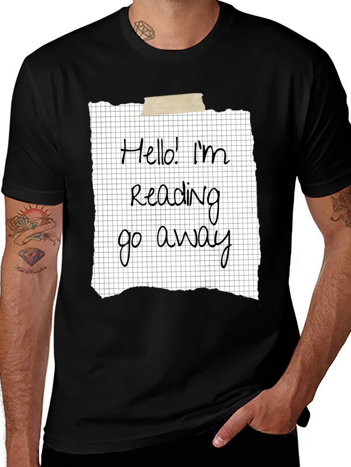 Variant 5 of Reading T-Shirt - Introvert Style