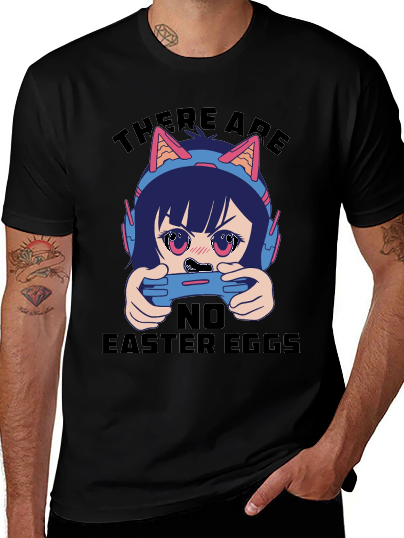 Gamer Girl Anime Style T-Shirt