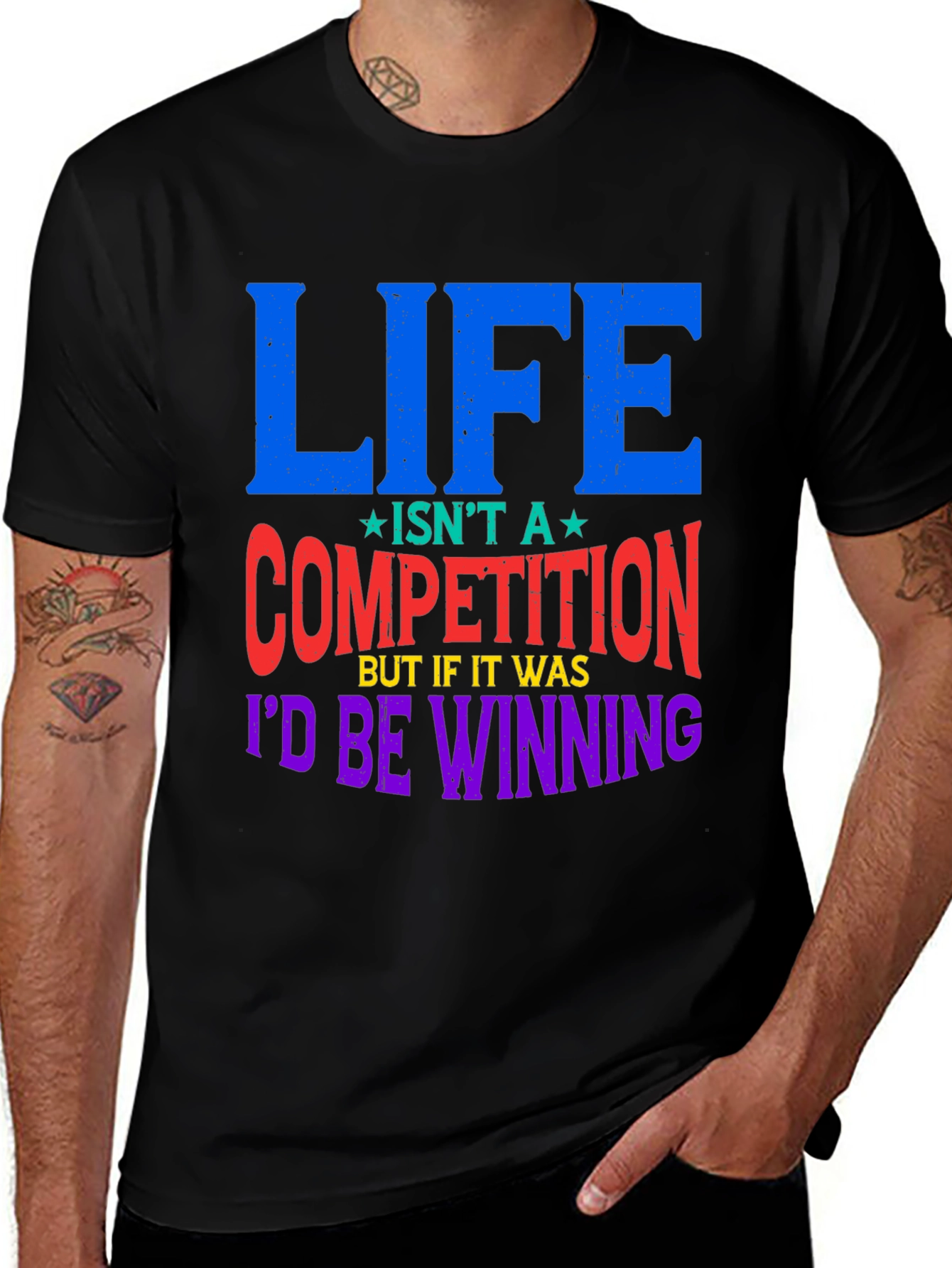 Variant 24 of Life Isn't a Competition Graphic Tee