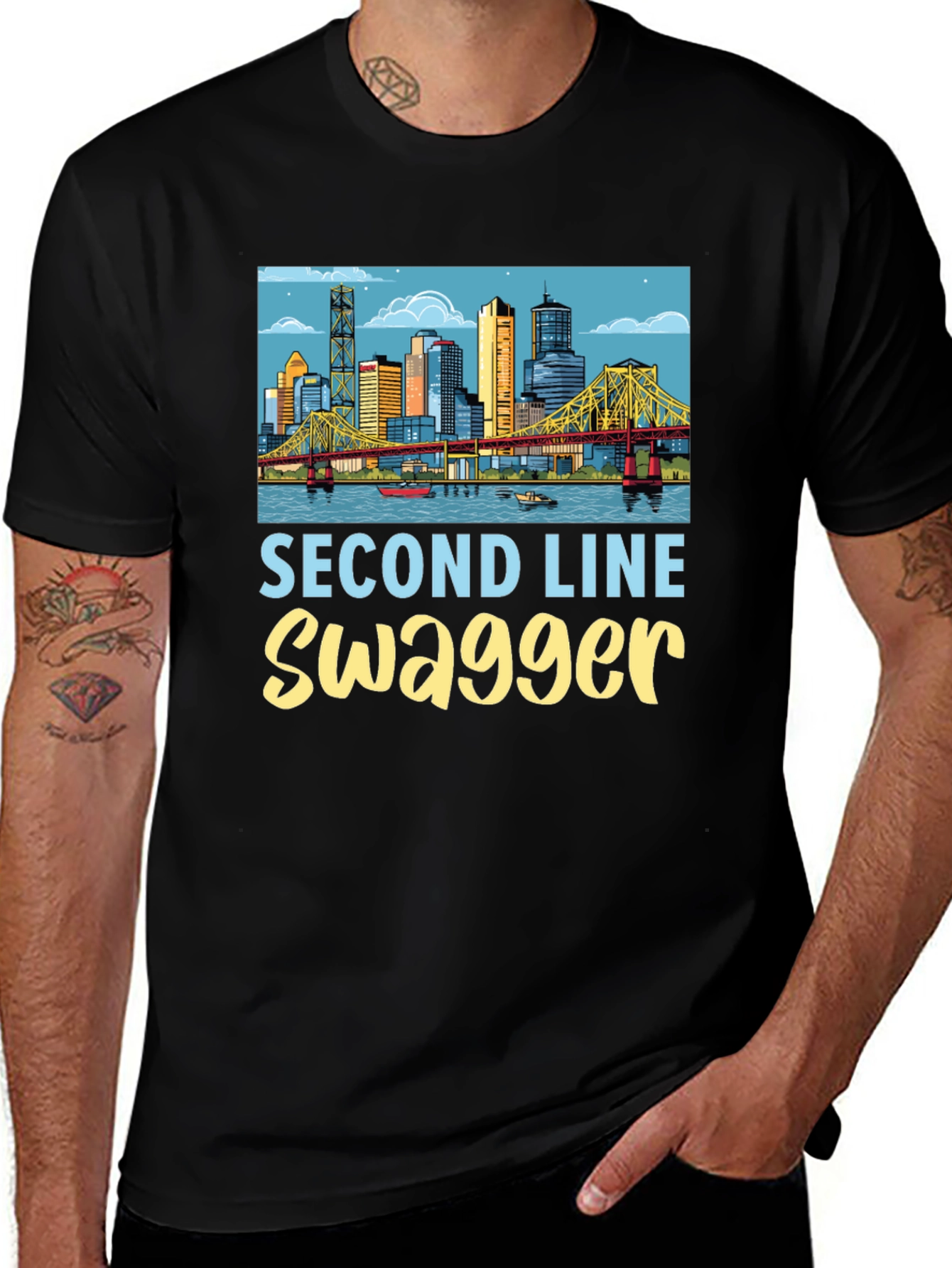 Variant 16 of Second Line Swagger Graphic Tee