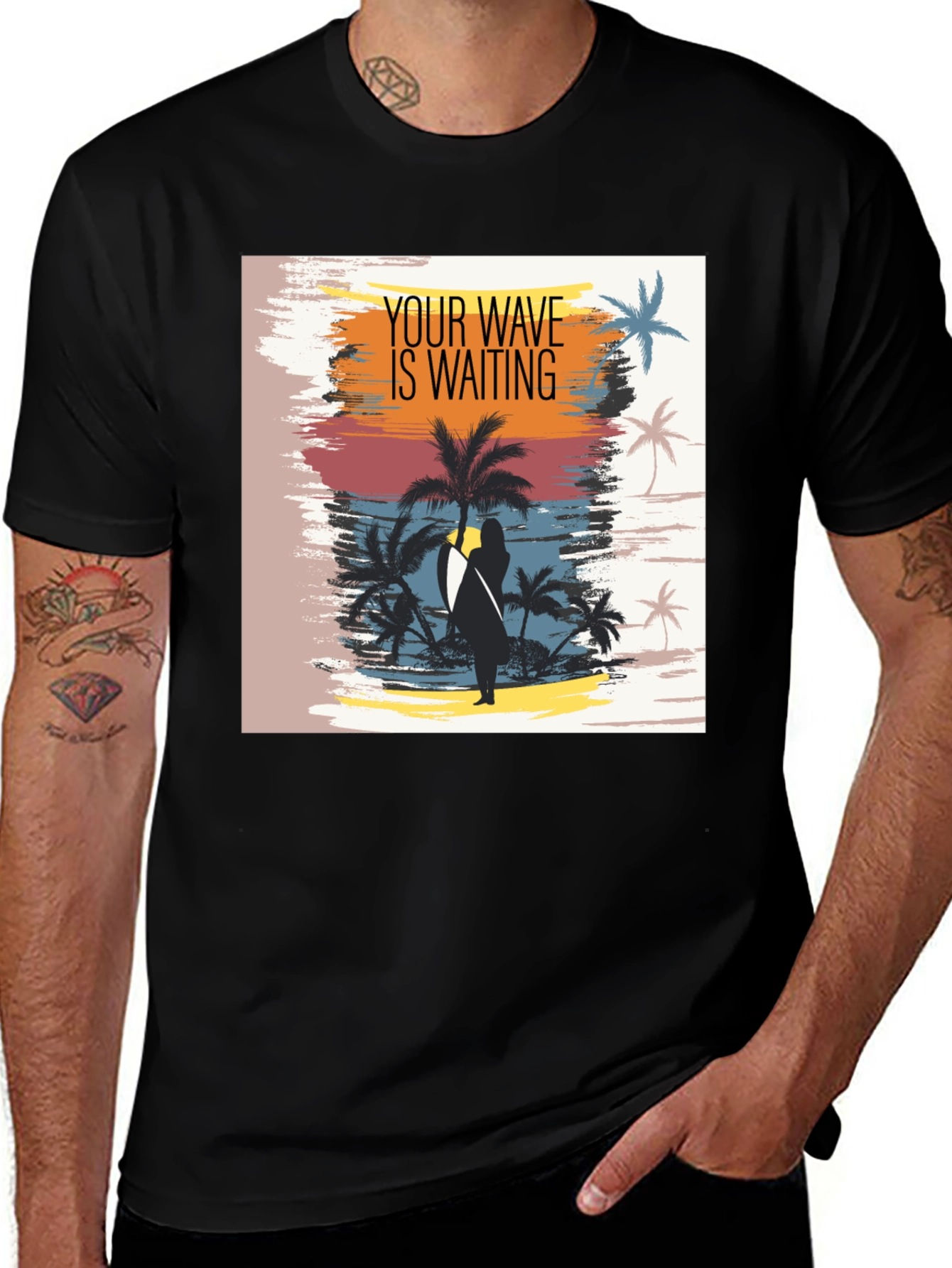 Variant 18 of Your Wave is Waiting Graphic T-Shirt