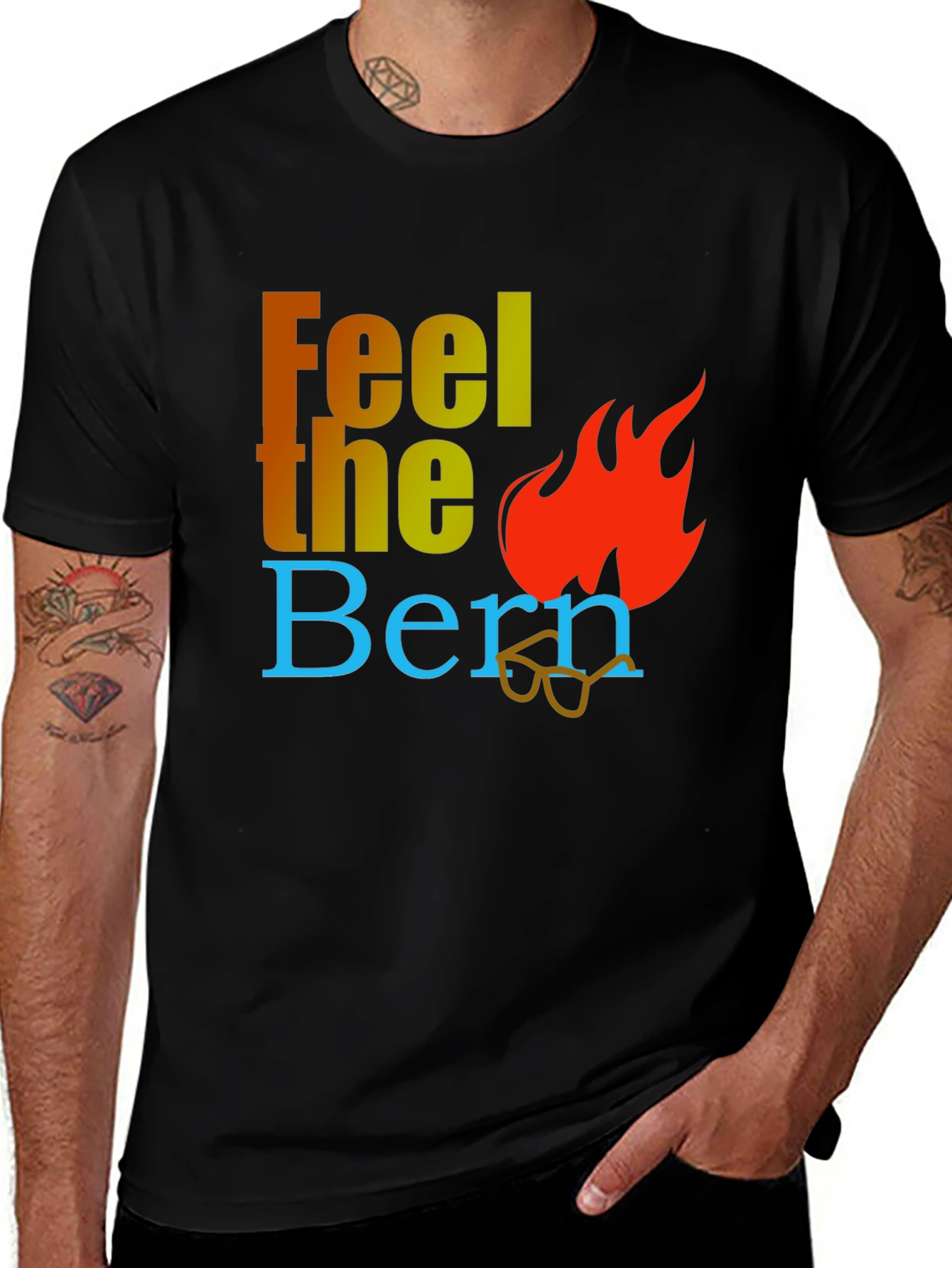 Variant 20 of Feel the Bern Political Graphic Tee
