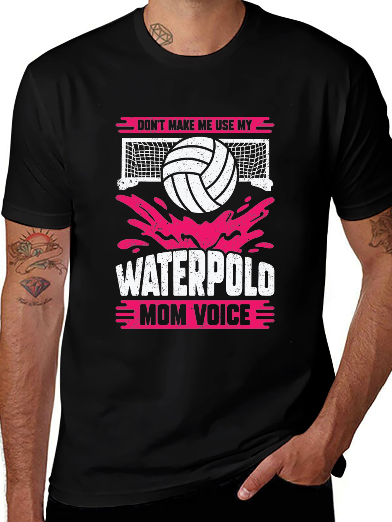 Variant 12 of Waterpolo Mom Voice T-Shirt
