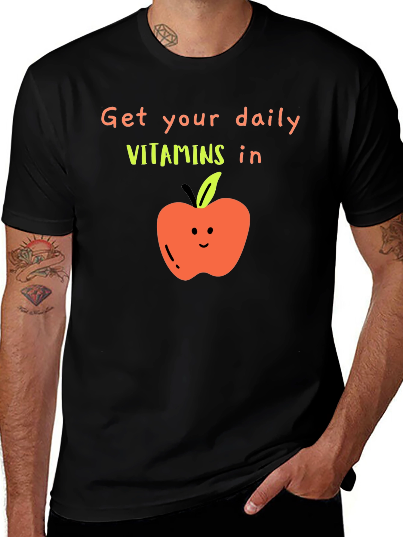 Variant 9 of Daily Vitamins Graphic T-Shirt