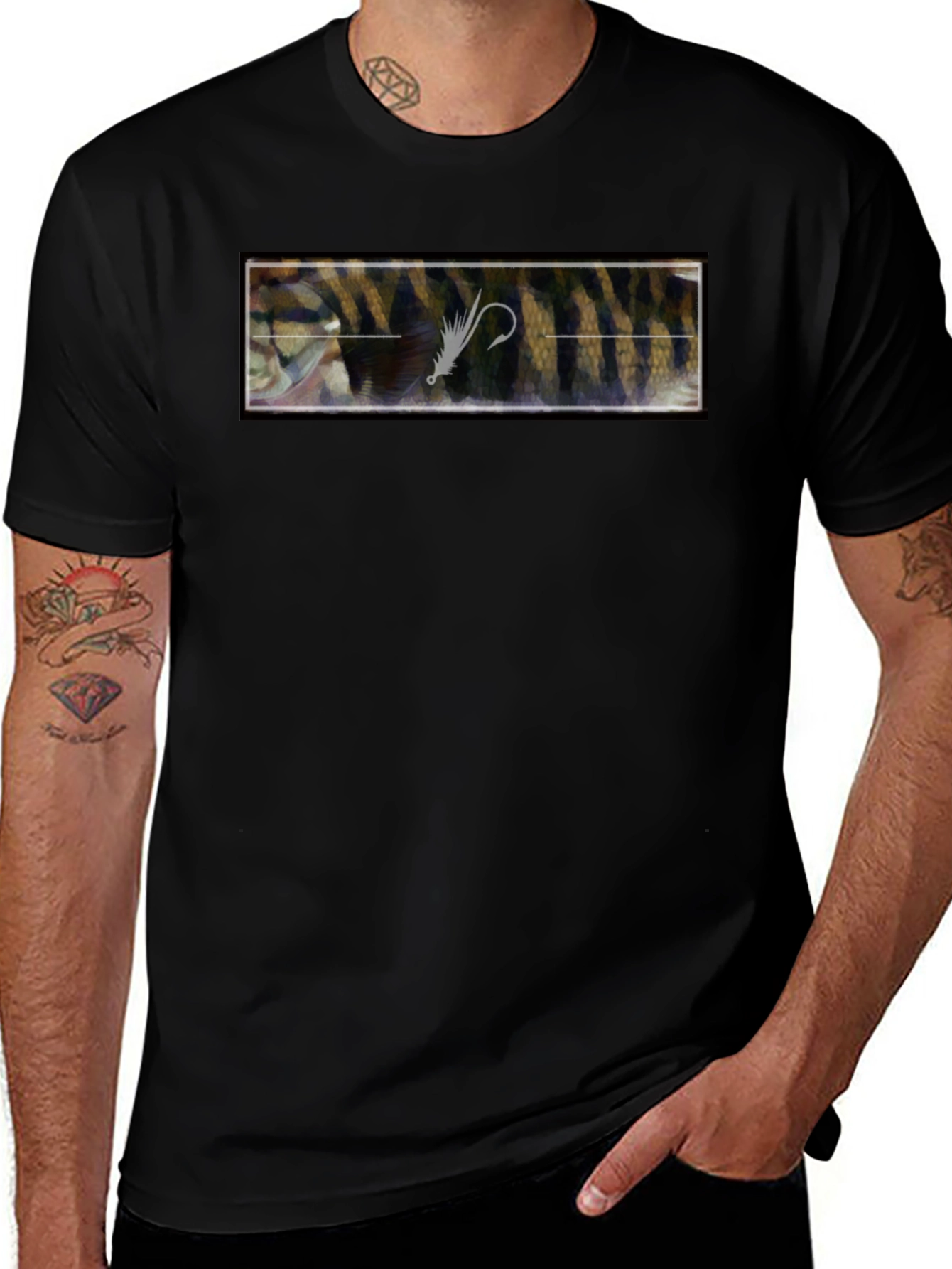 Variant 5 of Fishing Lure Graphic Tee - Angler's Style
