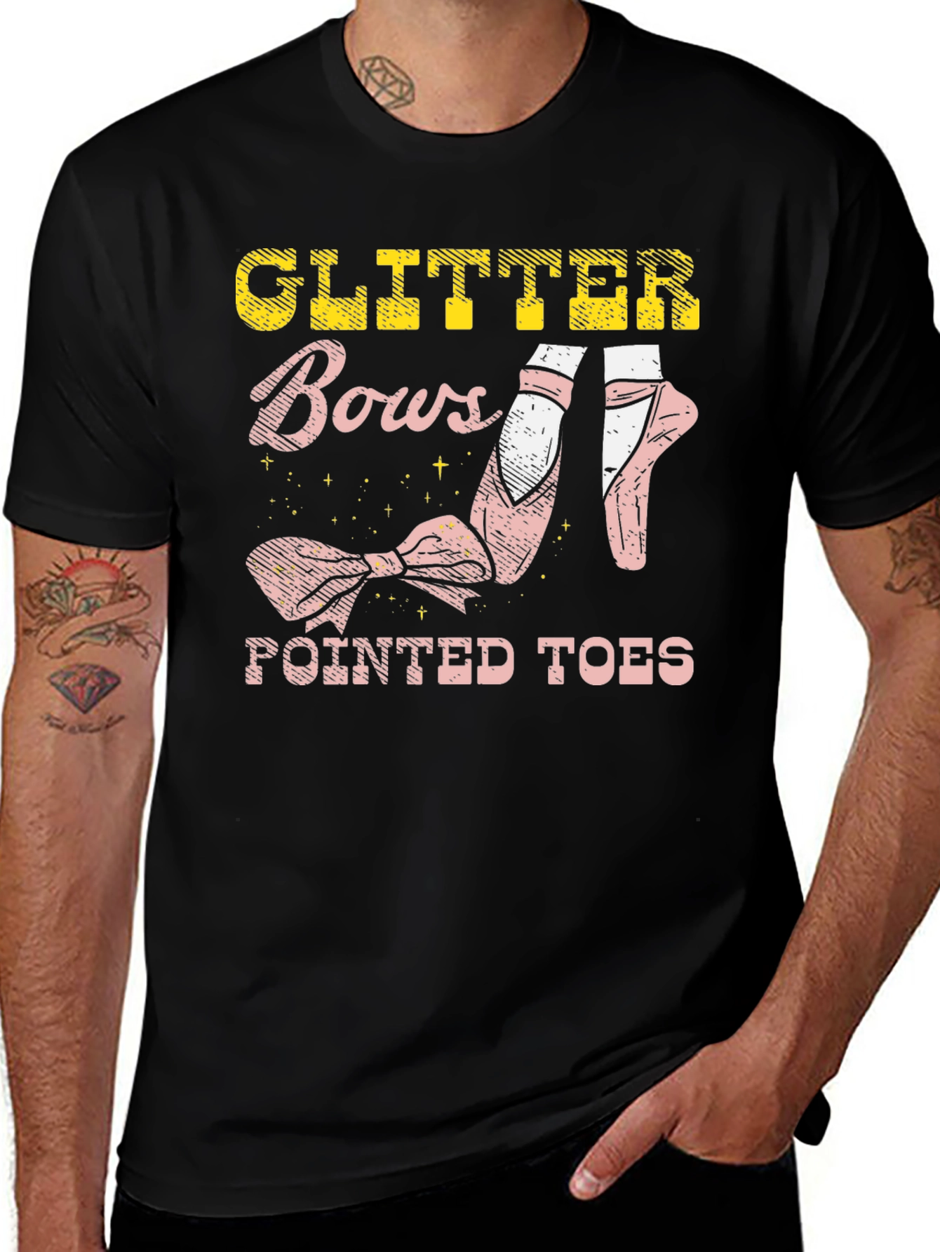 Variant 13 of Glitter Bows & Pointed Toes T-Shirt