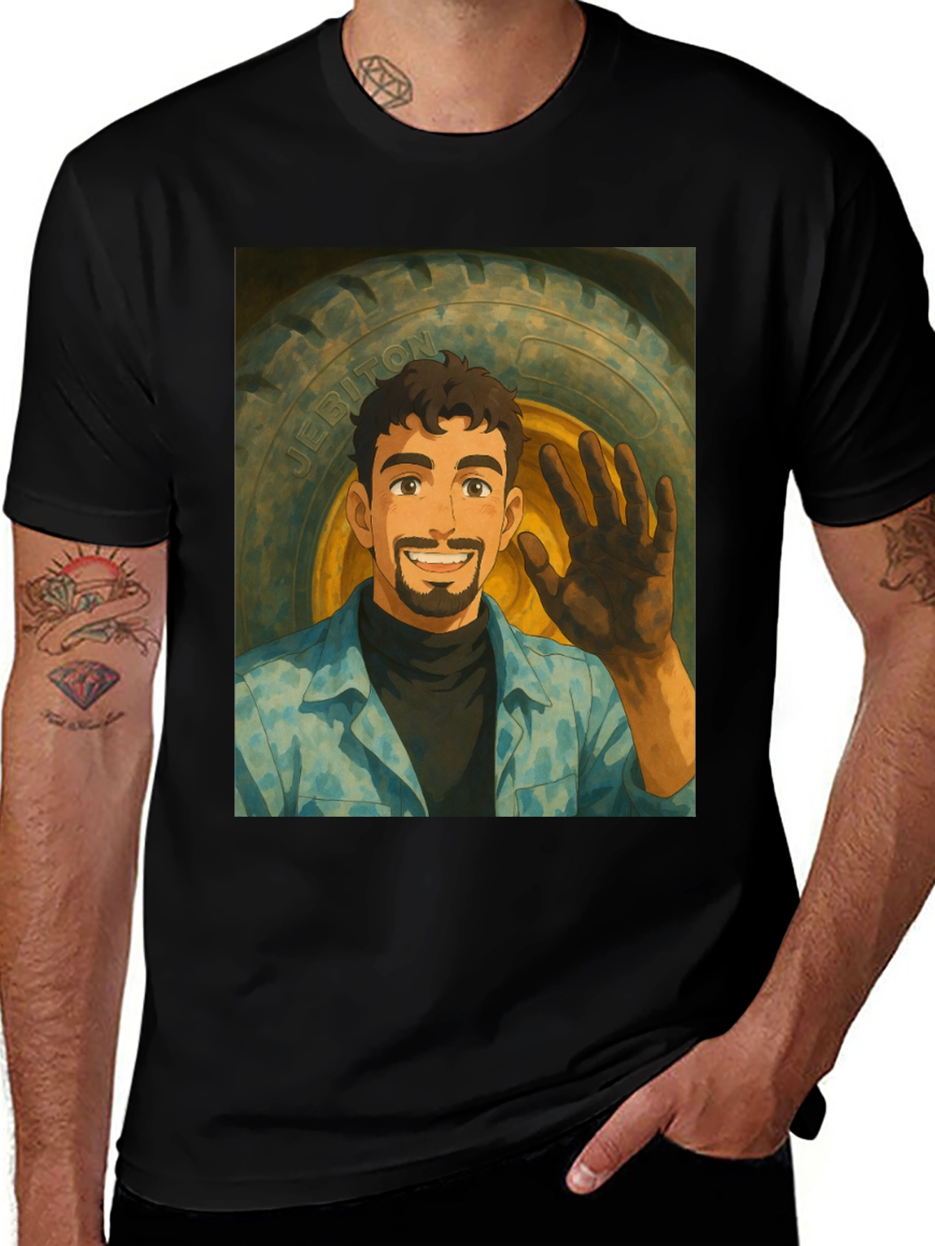 Variant 2 of Anime Style Graphic Tee