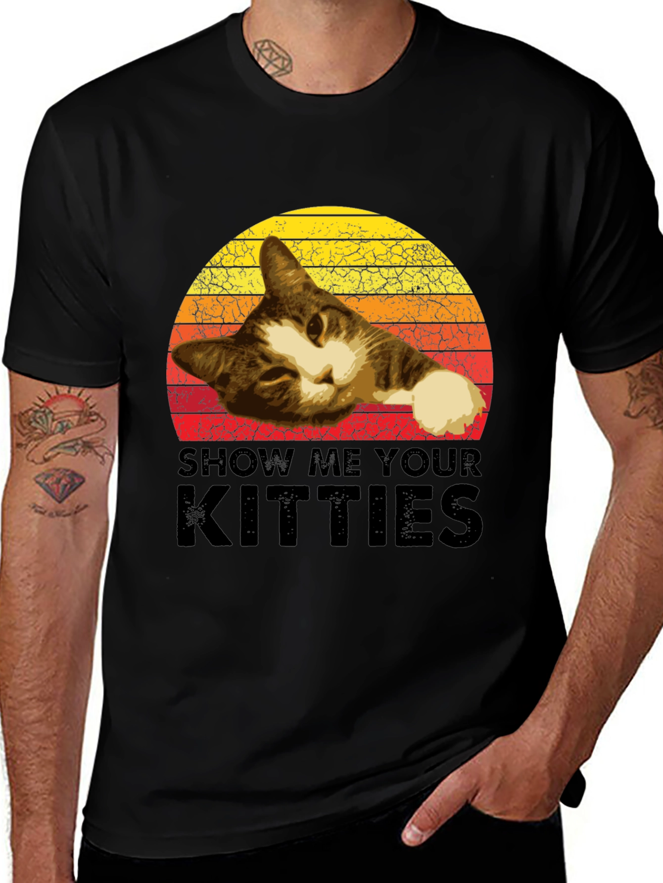 Variant 4 of Show Me Your Kitties T-Shirt Cat Lover Tee