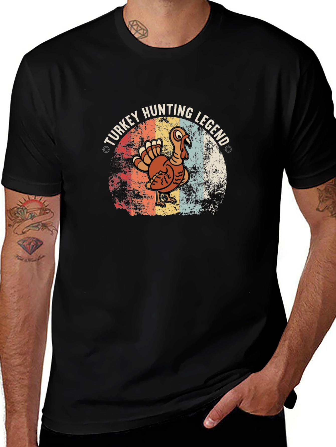 Variant 26 of Turkey Hunting Legend Graphic T-Shirt