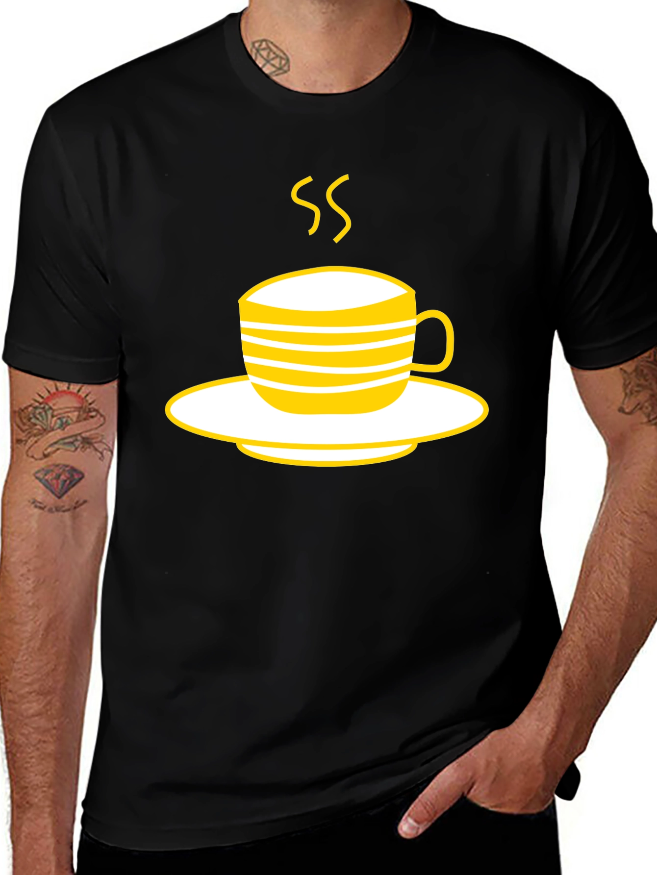 Variant 17 of Coffee Cup Graphic Tee - Stylish & Unique
