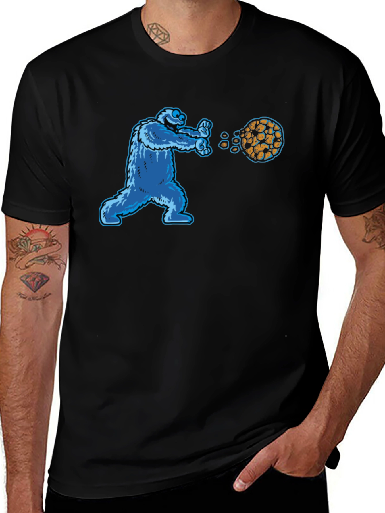 Variant 16 of Cookie Monster T-Shirt - Cookie Blast!