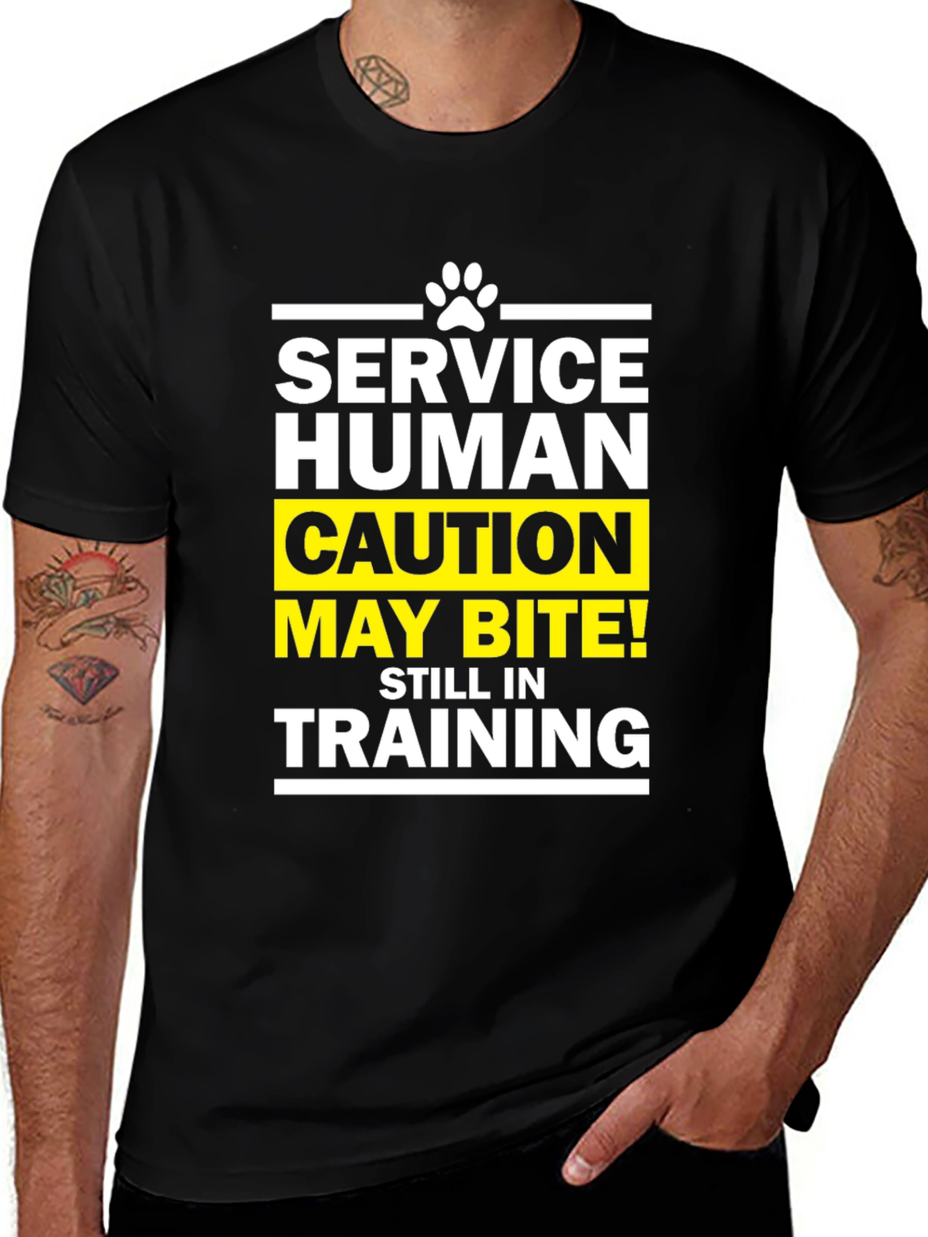 Variant 30 of Service Human in Training T-Shirt