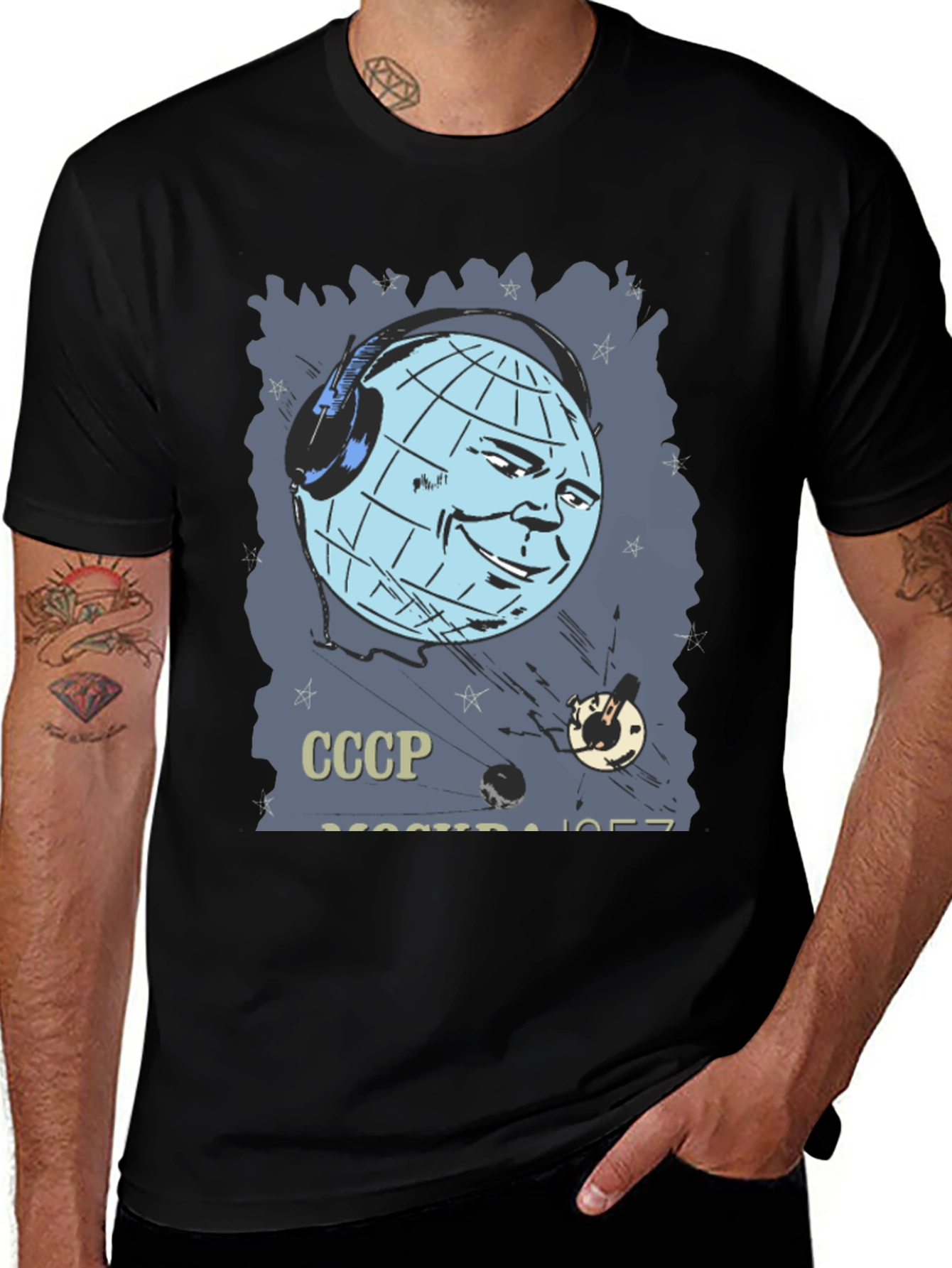 Retro USSR Sputnik T-Shirt