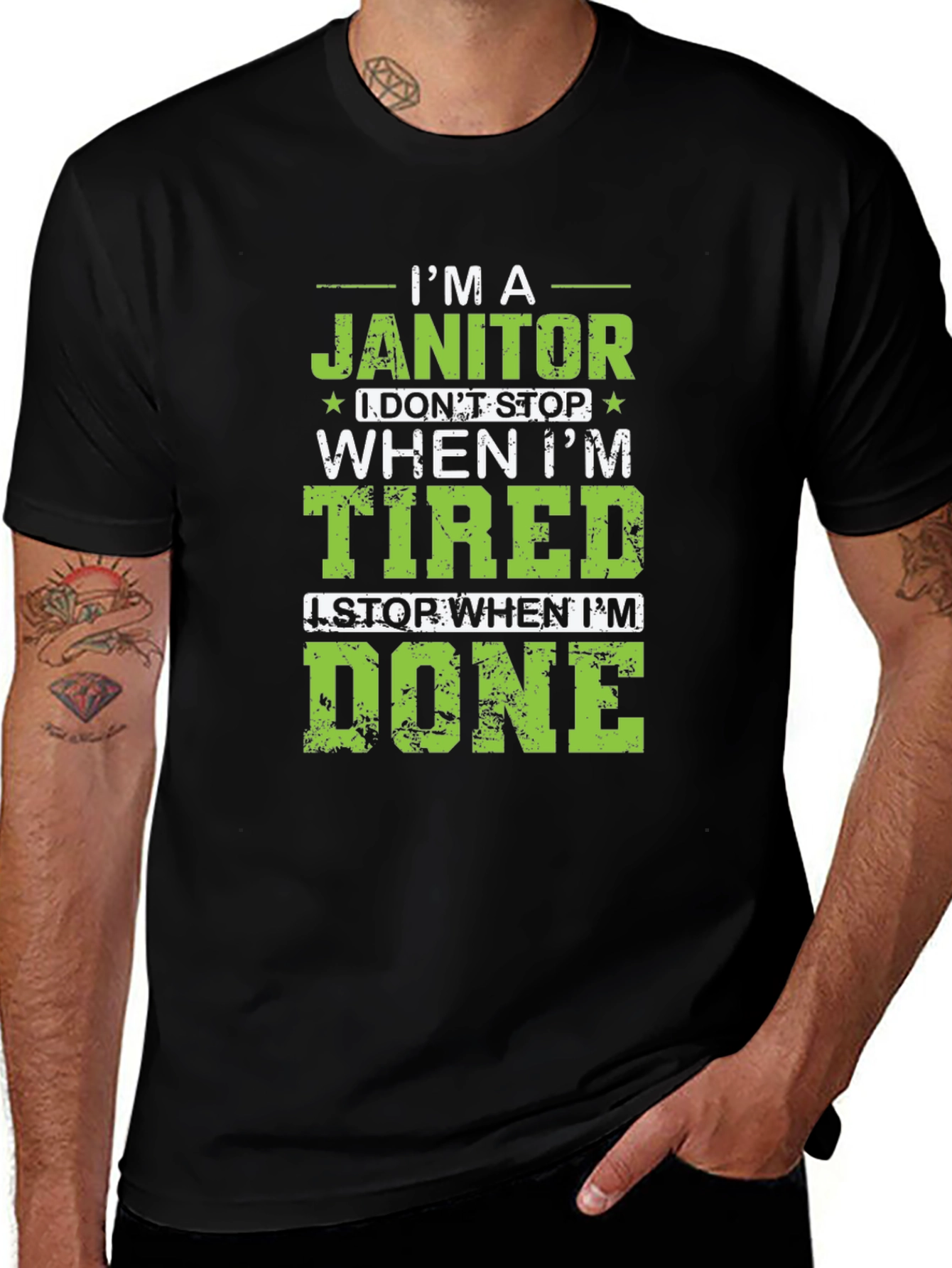Variant 18 of I'm a Janitor T-Shirt