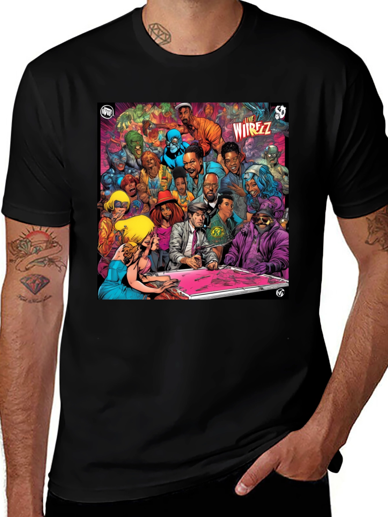 Variant 16 of Live Wirezz Graphic T-Shirt