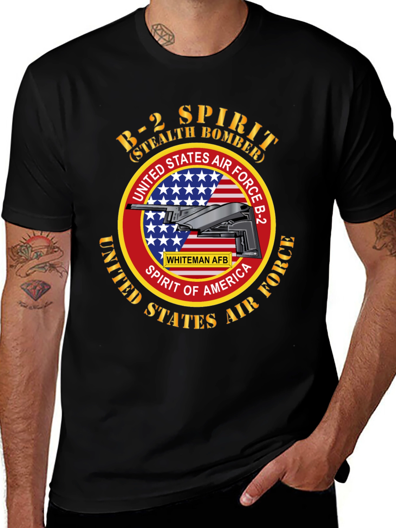 B-2 Spirit Stealth Bomber Graphic T-Shirt