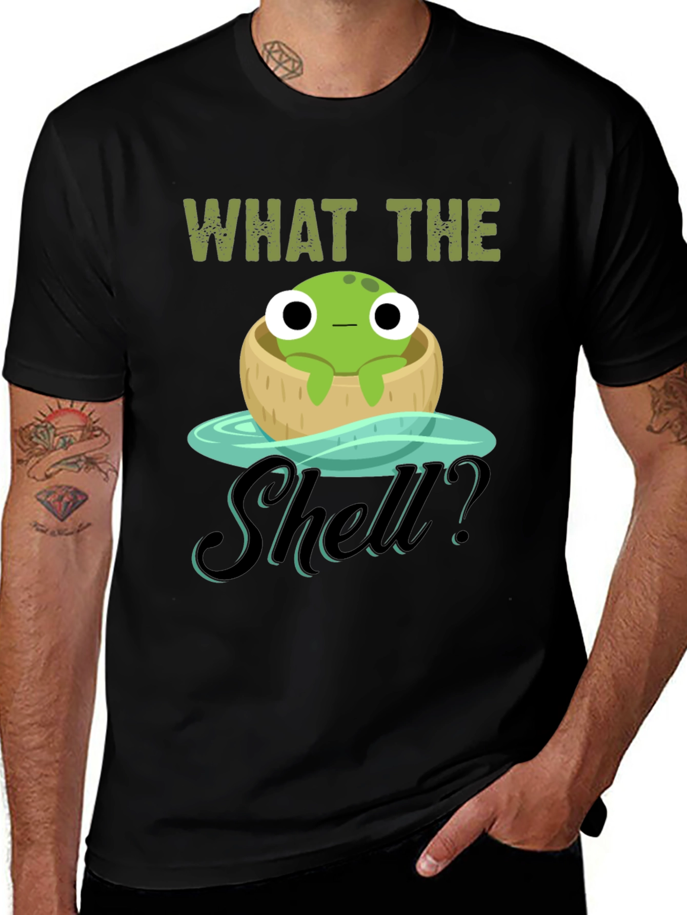 Variant 24 of What the Shell? Frog in Coconut T-Shirt