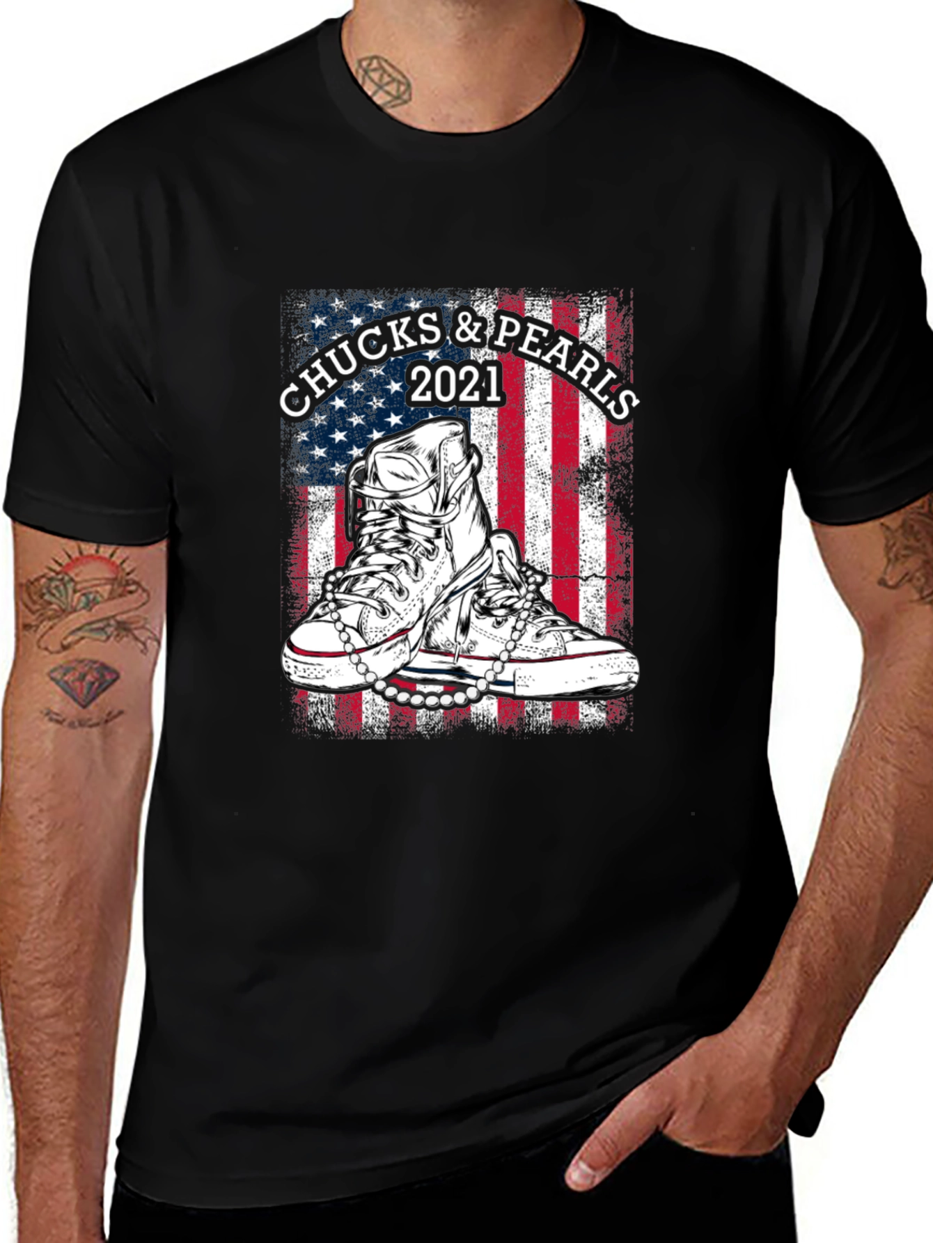 Variant 16 of Chucks & Pearls 2021 Graphic Tee