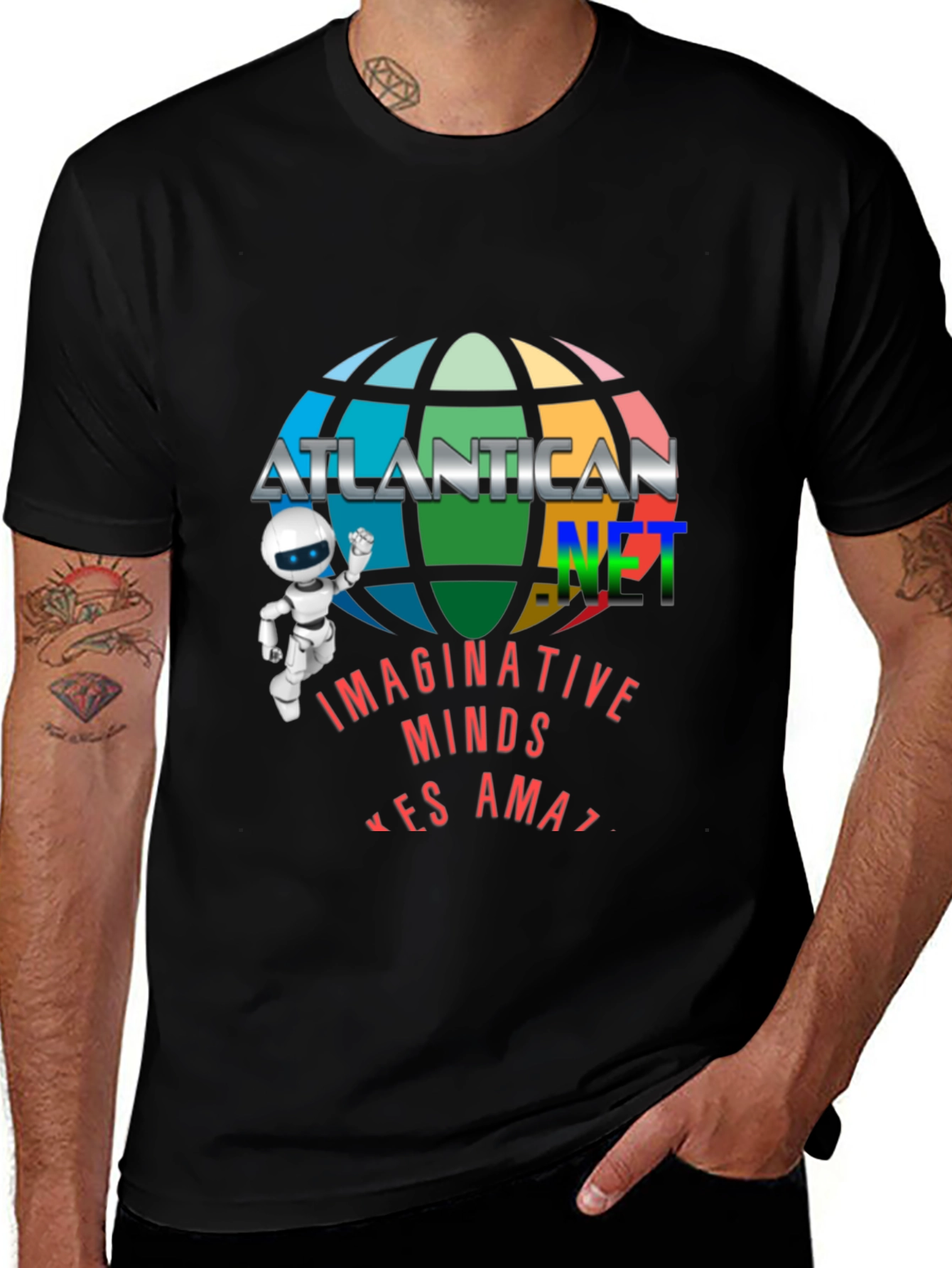 Variant 16 of Atlantican NFT Imaginative Minds Graphic T-Shirt