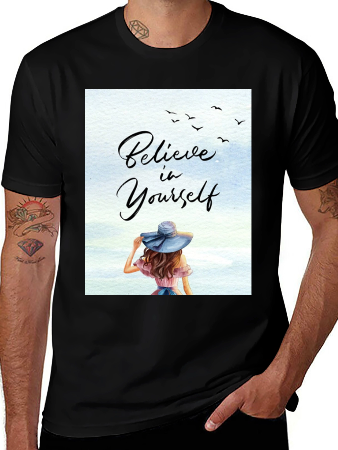 Variant 14 of Believe In Yourself Graphic T-Shirt