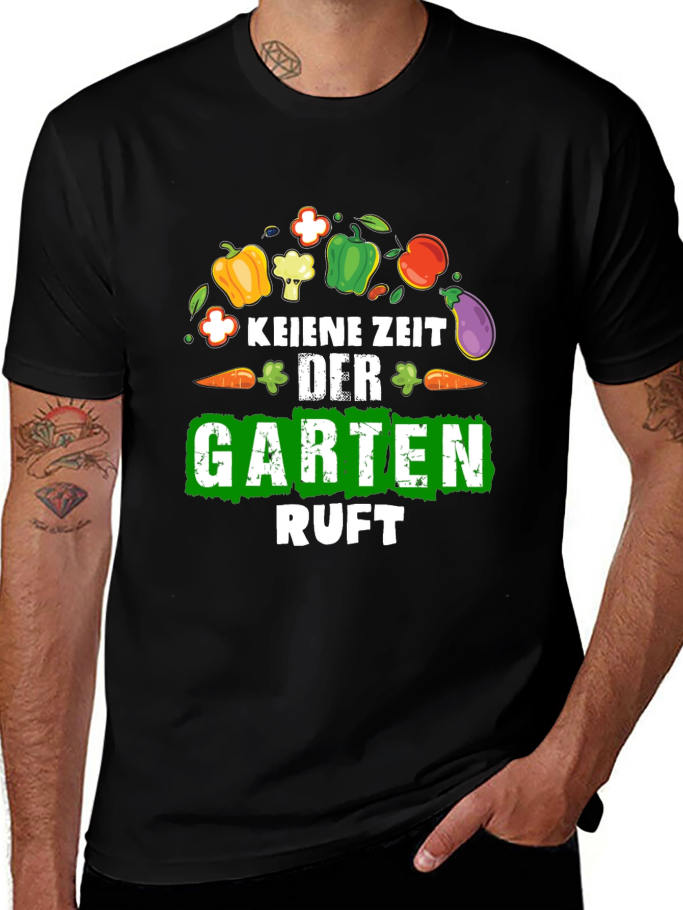 Variant 21 of Gardening Enthusiast T-Shirt - KEINE ZEIT DER GARTEN RUFT