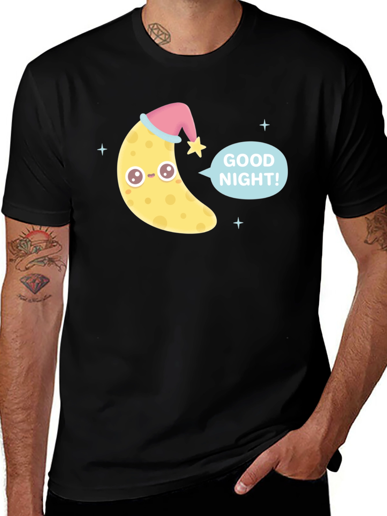Variant 27 of Cute Moon Goodnight T-Shirt