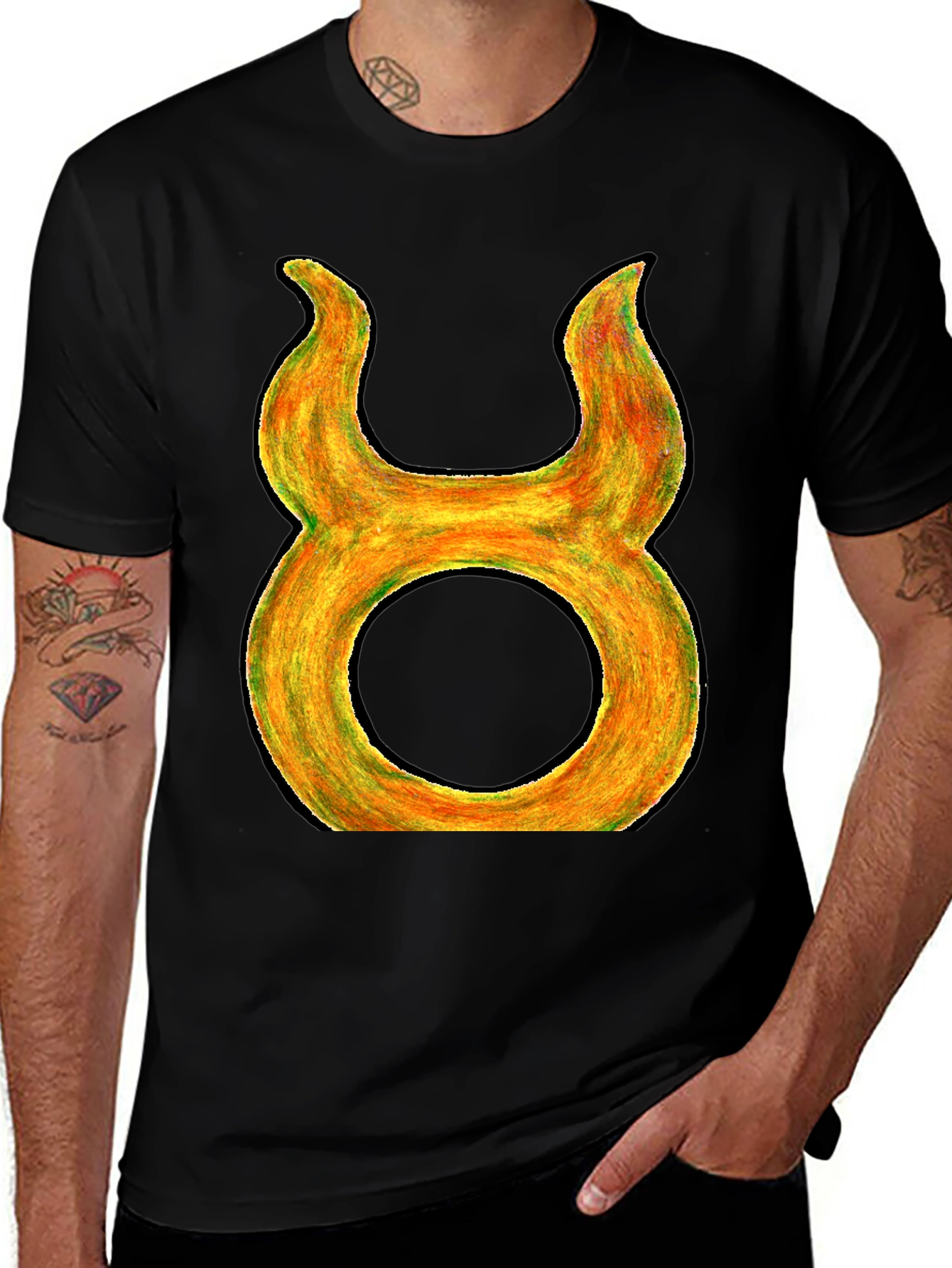 Variant 18 of Taurus Zodiac Sign Graphic Tee
