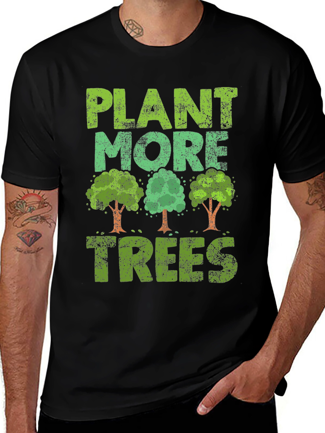 Variant 7 of Plant More Trees Graphic Tee - Earth Day Shirt