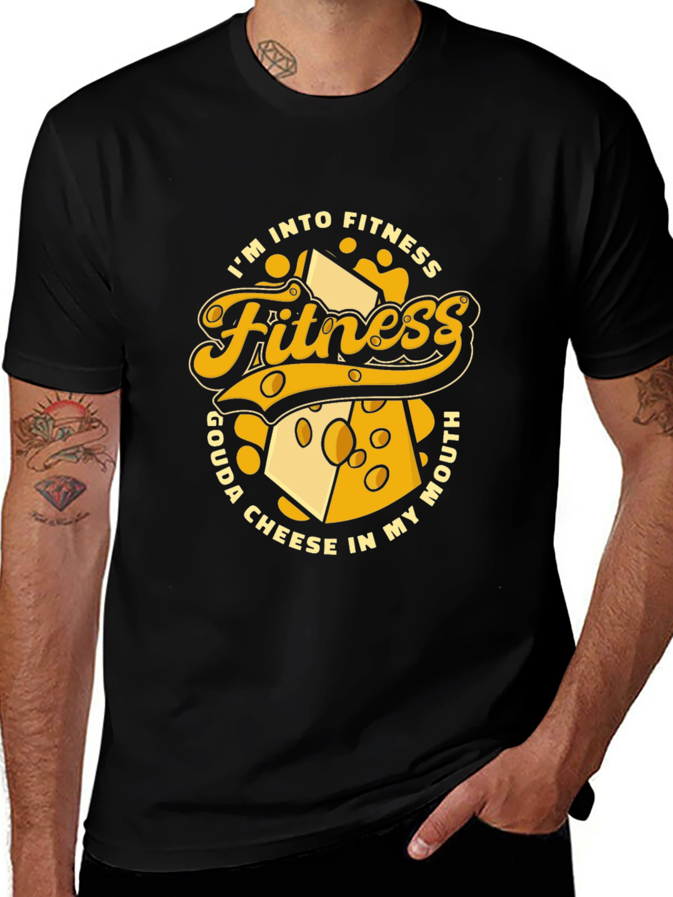 Funny Fitness Gouda Cheese T-Shirt