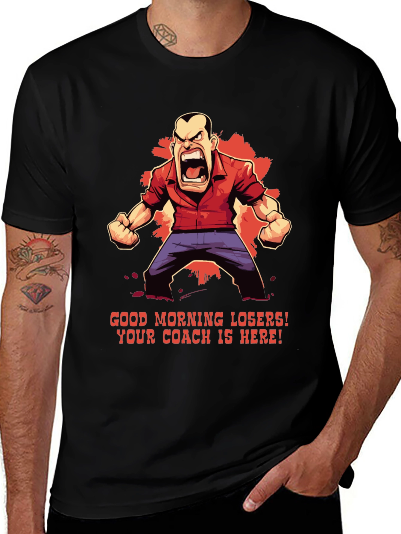Variant 5 of Good Morning Losers Coach T-Shirt