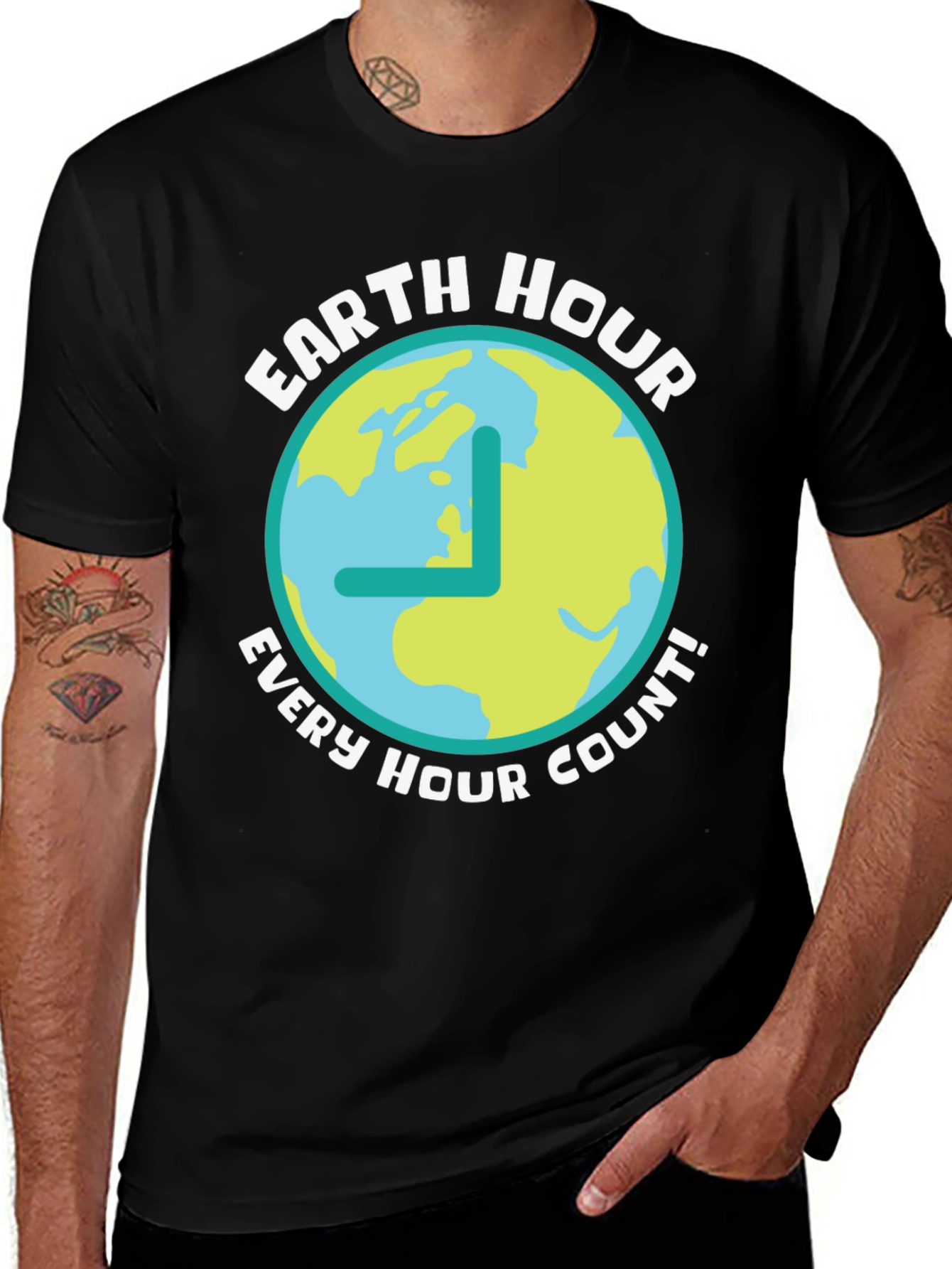 Earth Hour T-Shirt - Every Hour Counts!