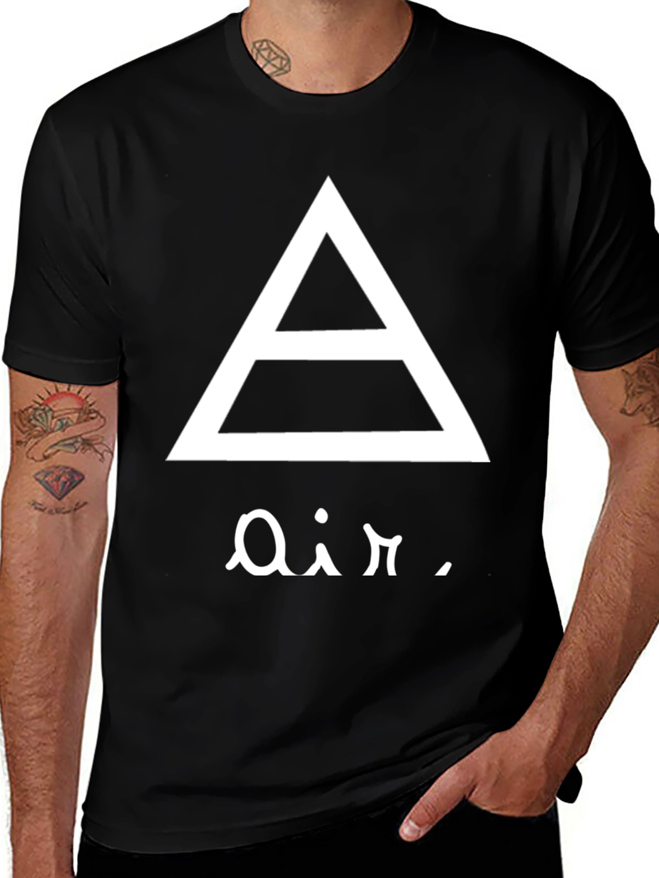 Air Element Symbol Graphic T-Shirt