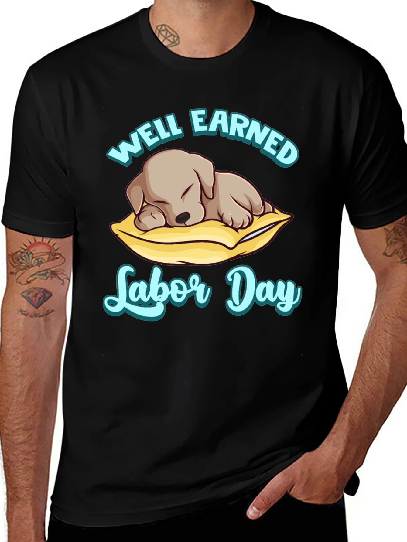 Well Earned Labor Day Puppy T-Shirt