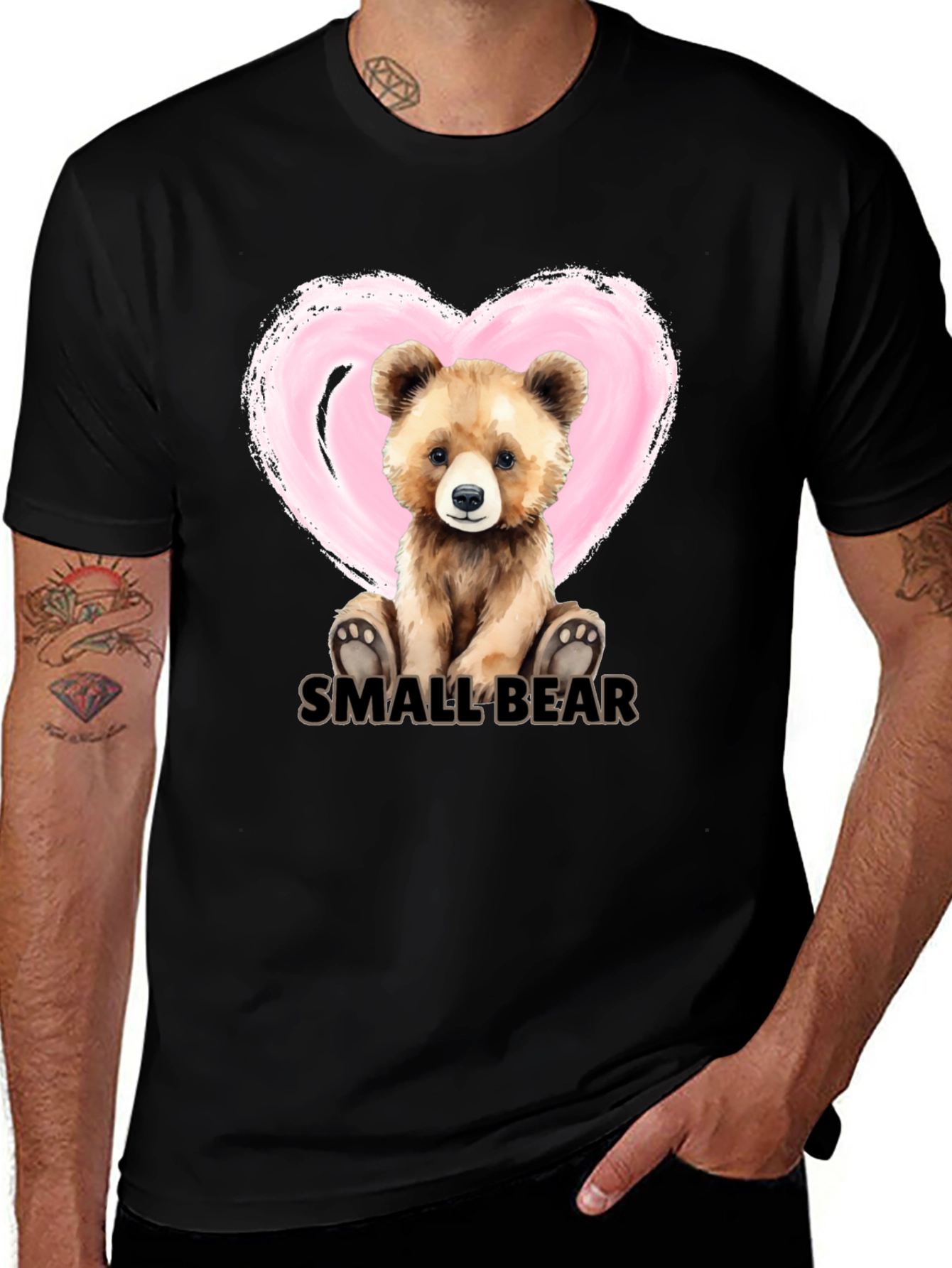Variant 6 of Small Bear Heart T-Shirt