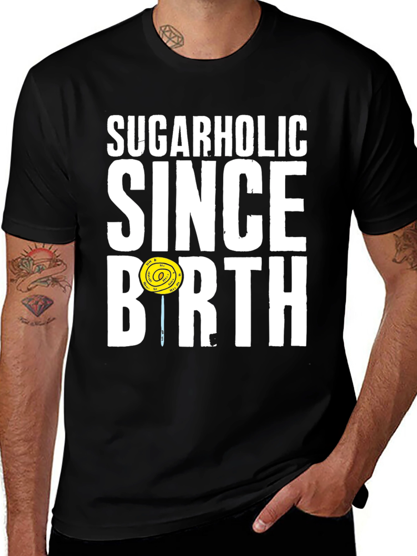 Variant 8 of Sugarholic Since Birth Graphic Tee