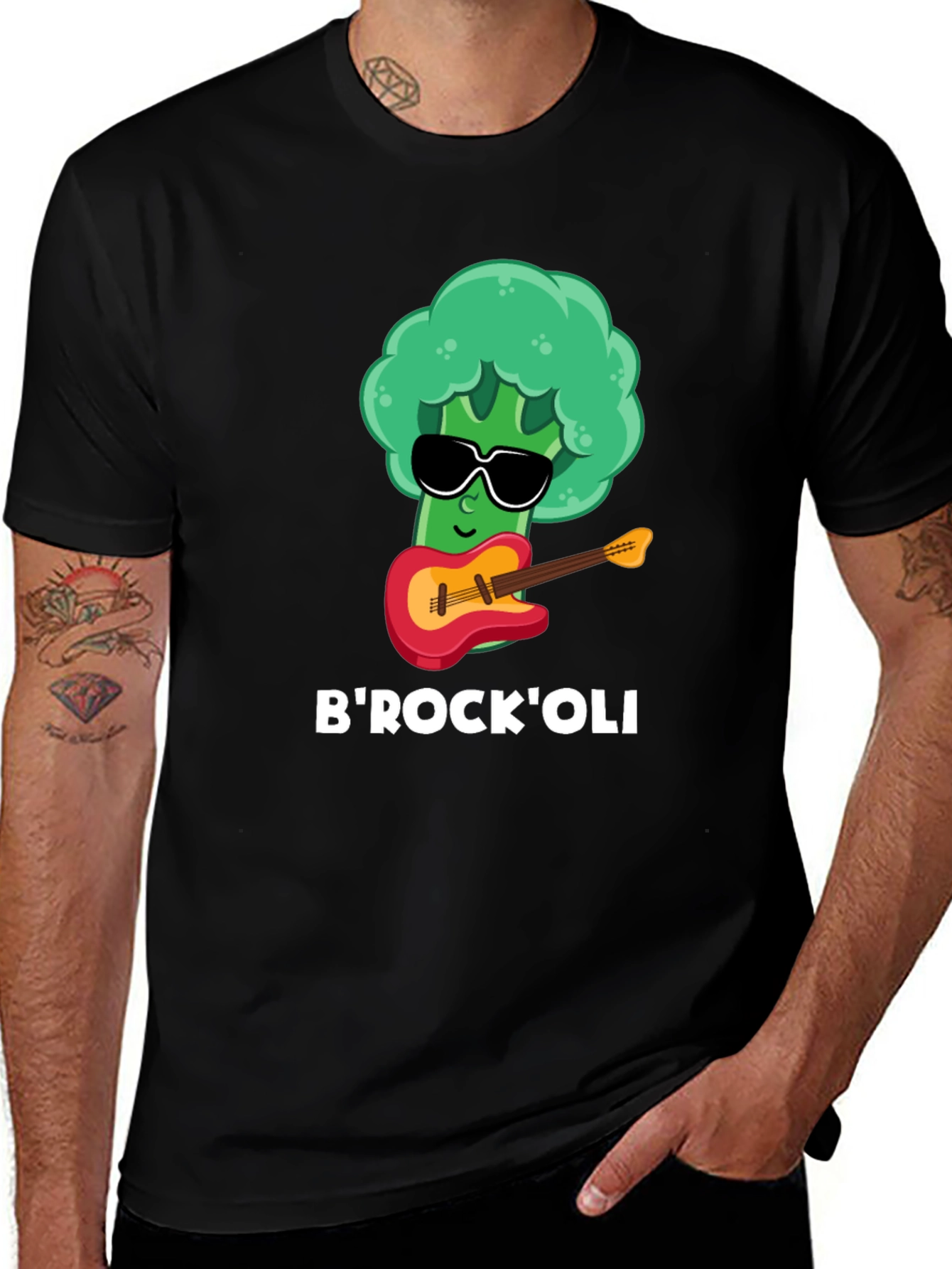 Variant 28 of B'Rock'Oli Broccoli Rock Band T-Shirt