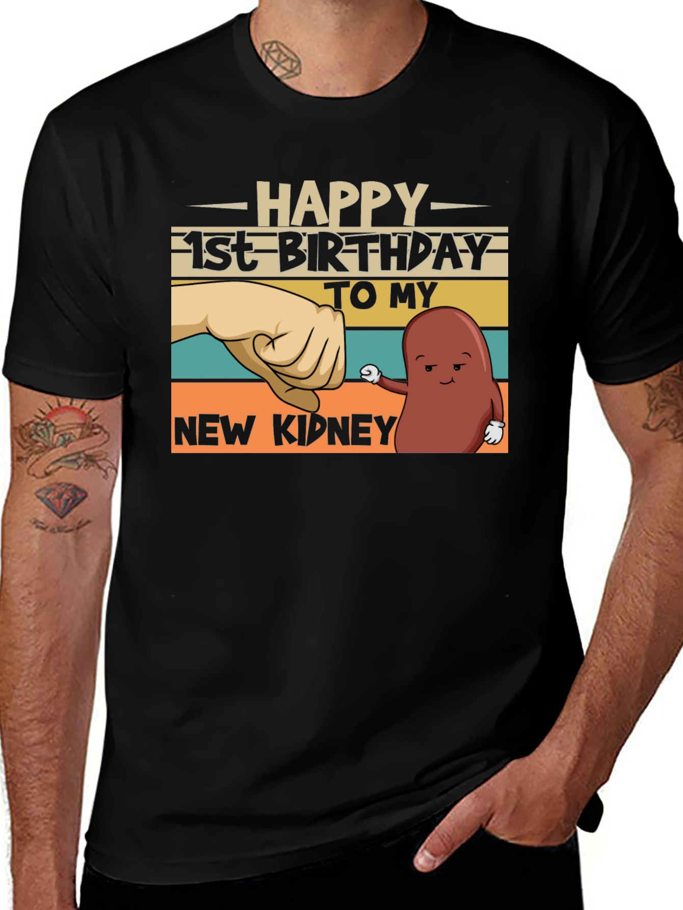 Variant 16 of Happy 1st Birthday New Kidney T-Shirt