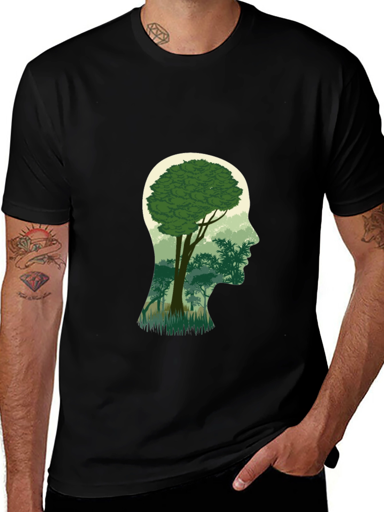Variant 17 of Nature Mind T-Shirt - Eco-Conscious Graphic Tee