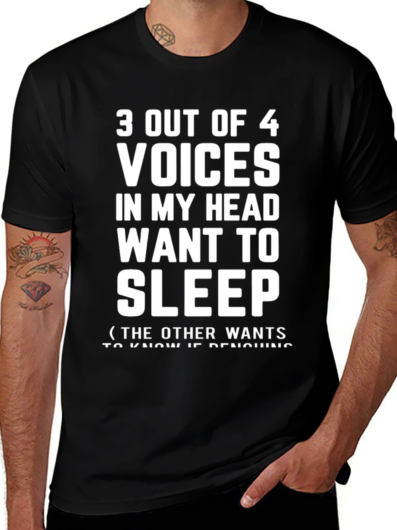 Variant 13 of 3 Out of 4 Voices in My Head T-Shirt