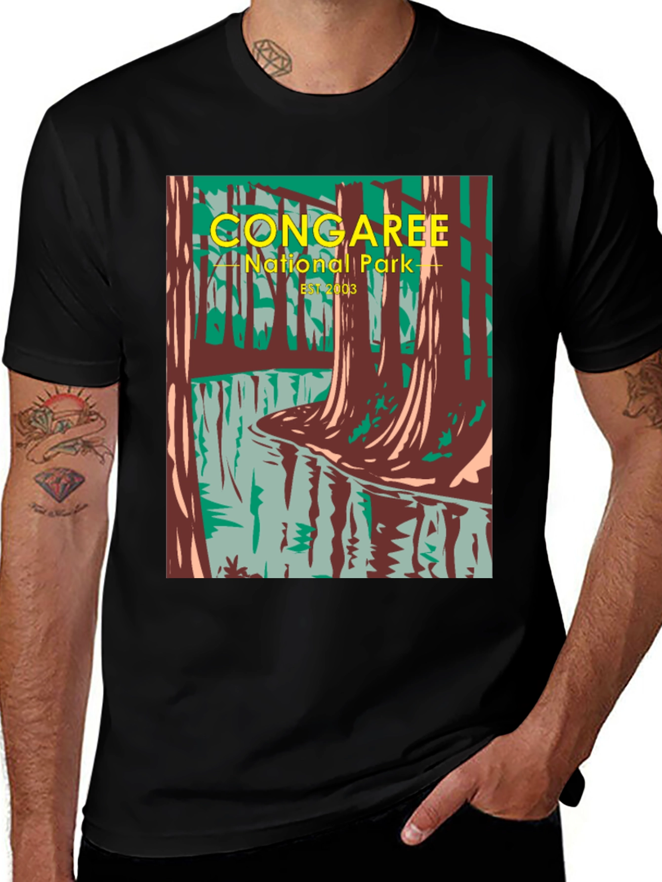 Variant 10 of Congaree National Park T-Shirt