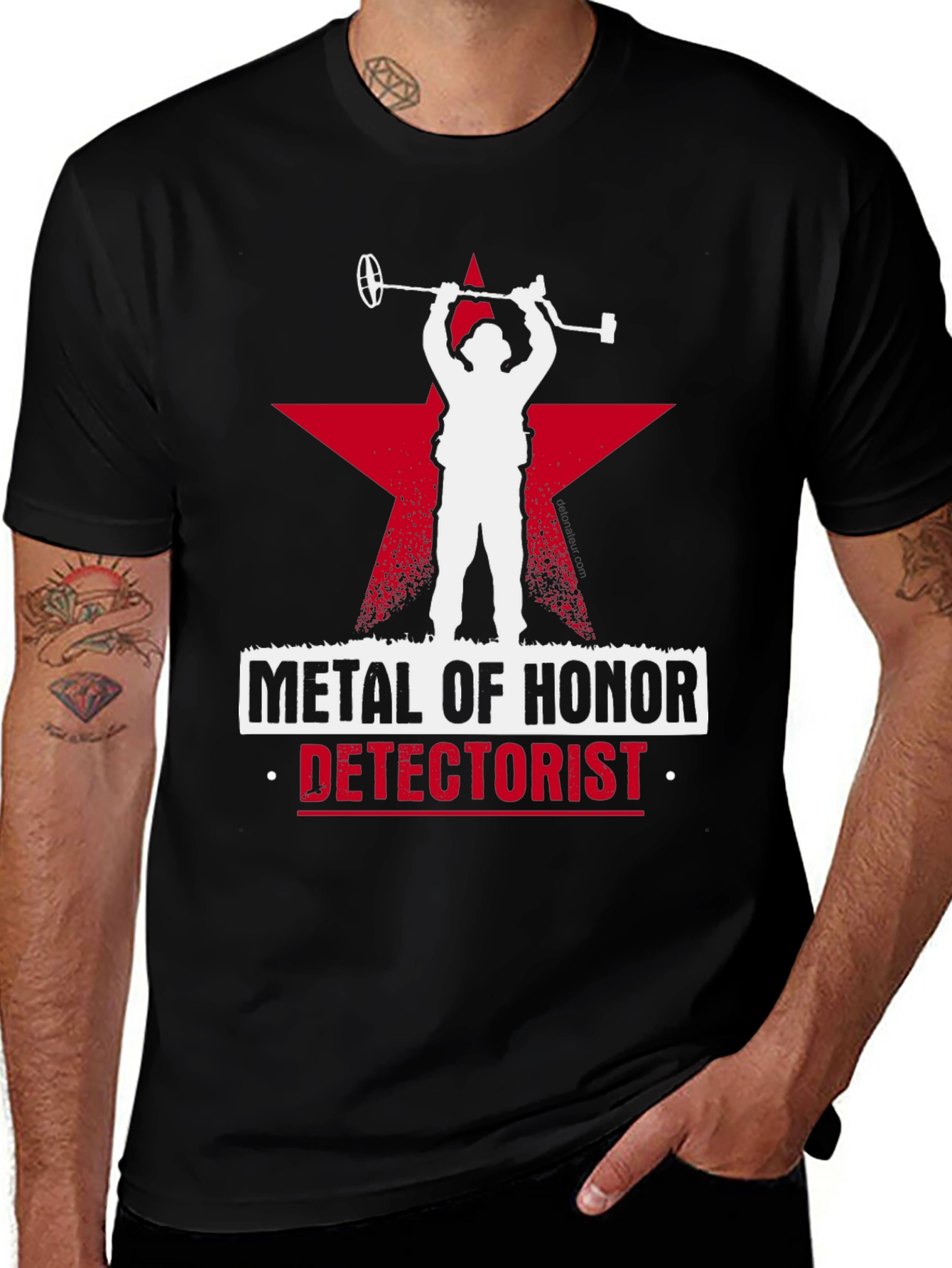 Variant 4 of Metal of Honor Detectorist Graphic T-Shirt