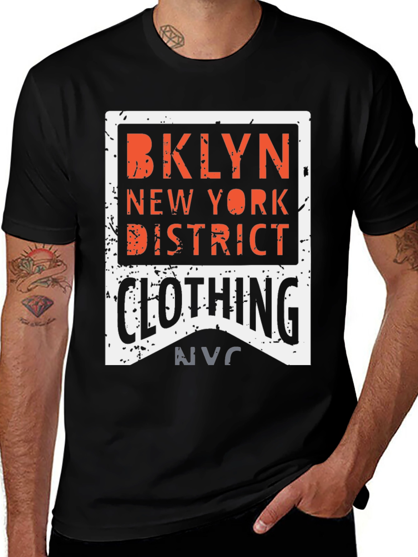 BKLYN New York District Black T-Shirt