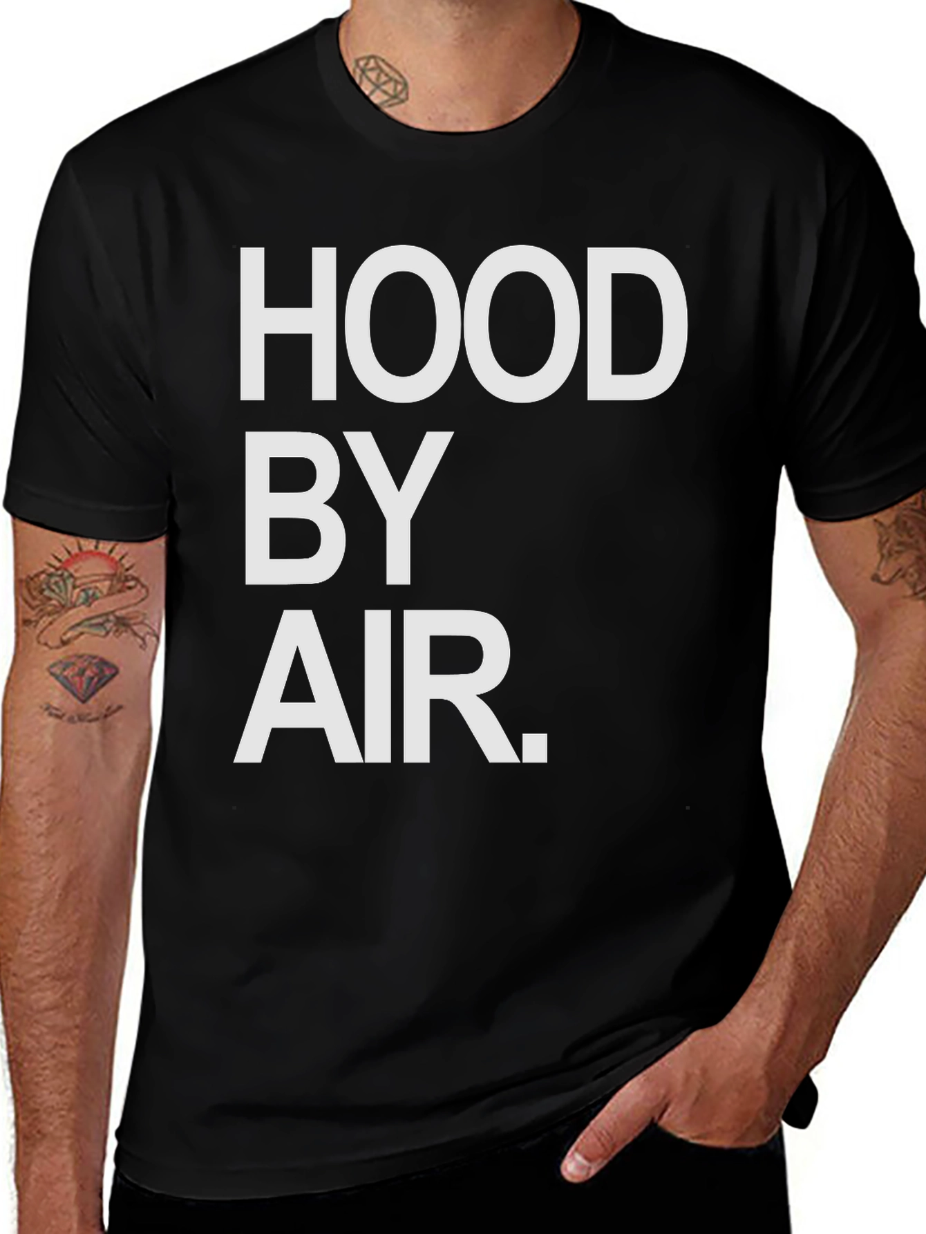 Variant 9 of Hood By Air Graphic Tee - Bold Statement T-Shirt