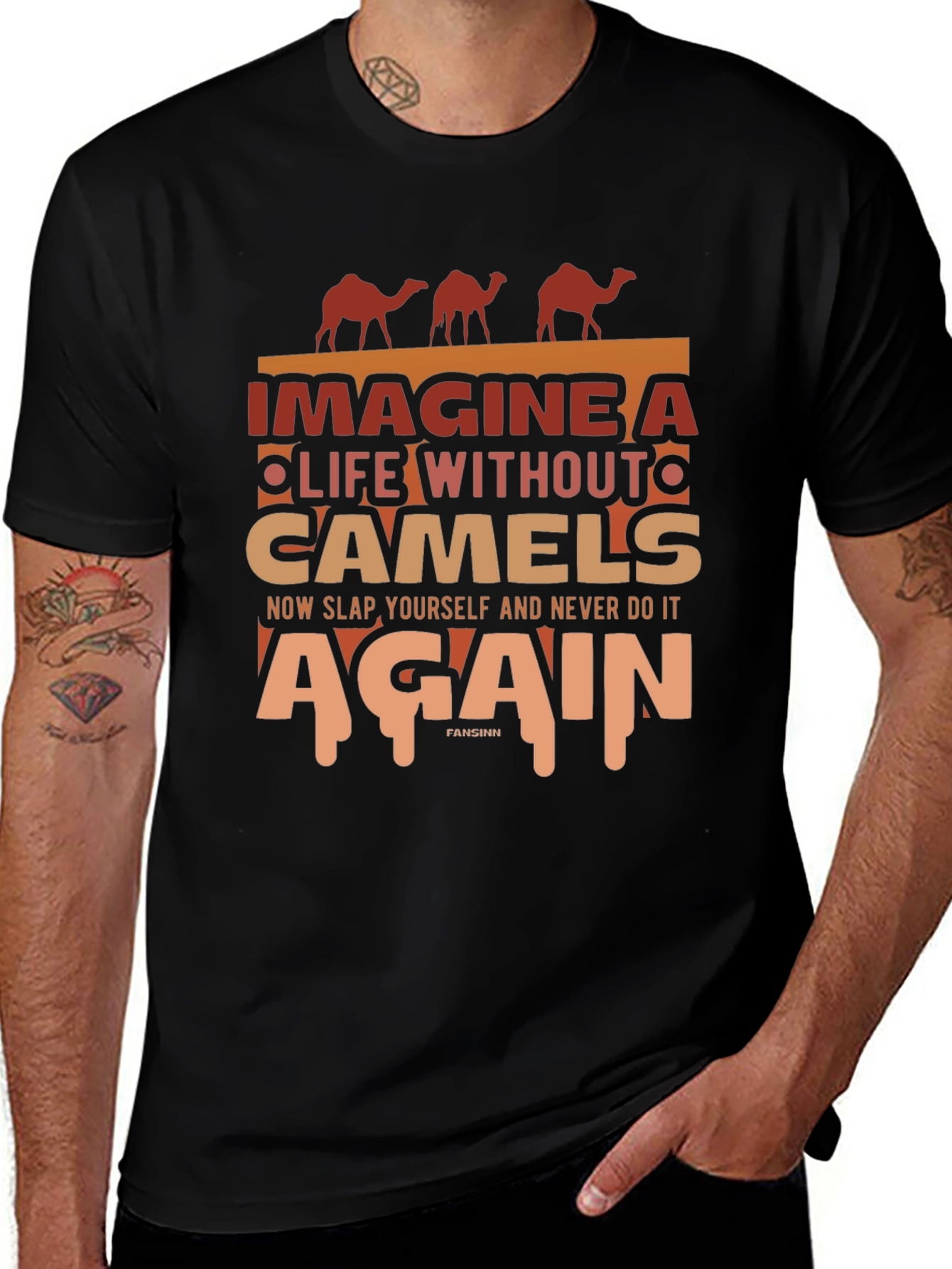 Variant 22 of Imagine Life Without Camels Graphic Tee