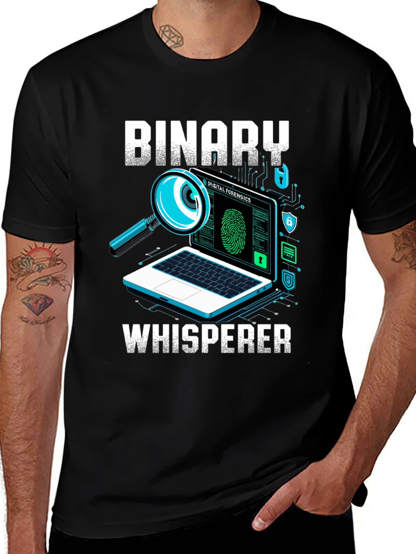 Binary Whisperer T-Shirt - Digital Forensics Tee