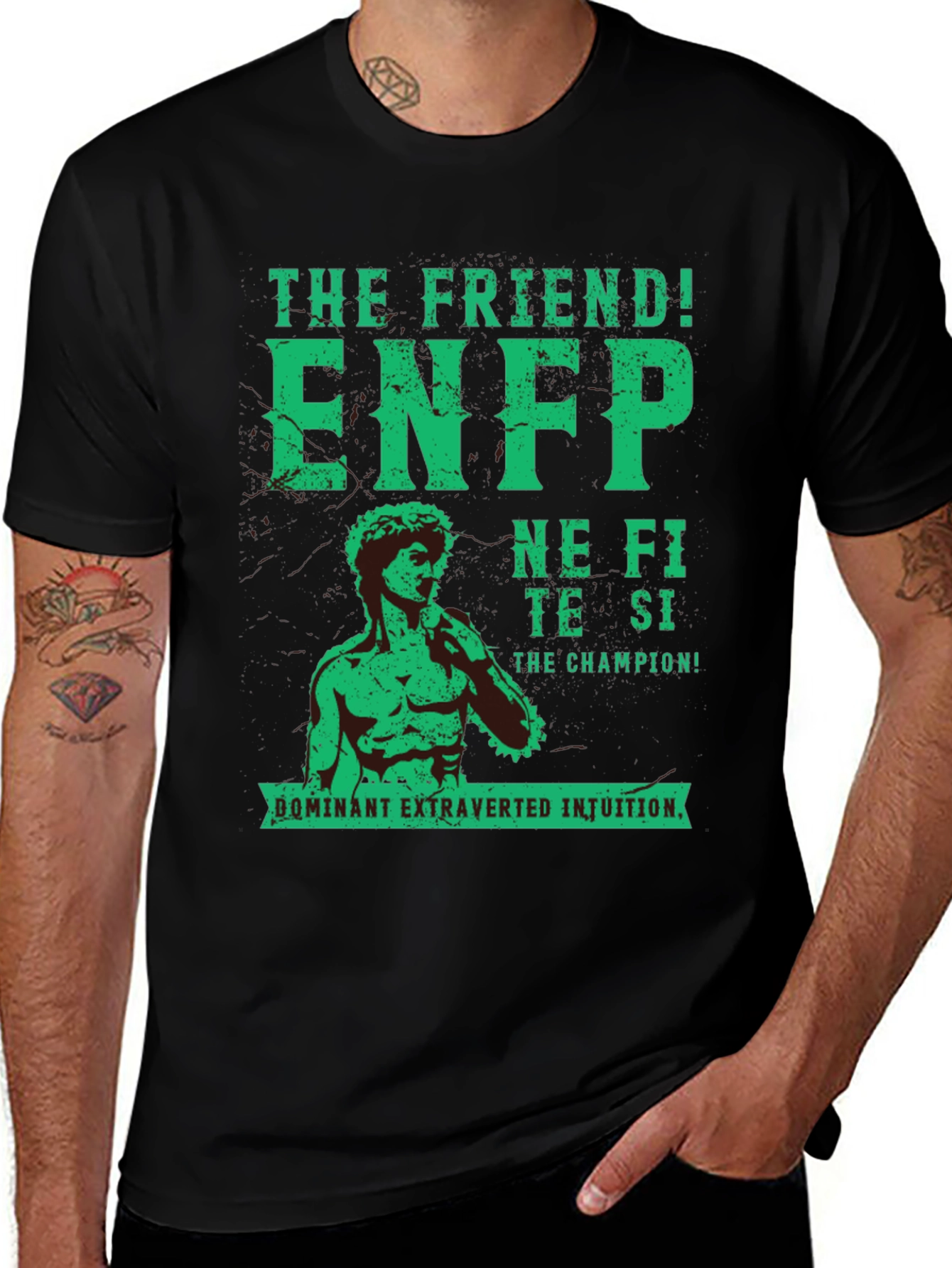 ENFP Personality Type T-Shirt - The Friend, The Champion