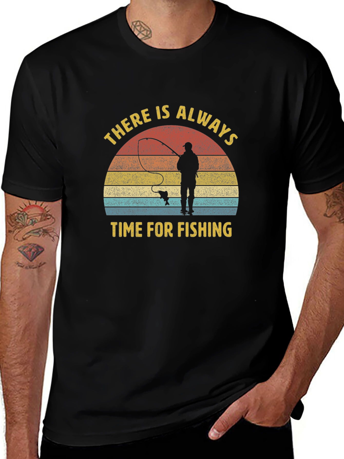 Variant 11 of Fishing Time Graphic Tee - Angler's Delight
